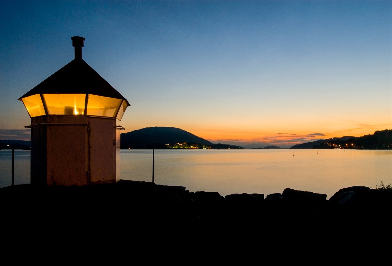 Drøbaksundet avbildet fra Badeparken Galleribilde