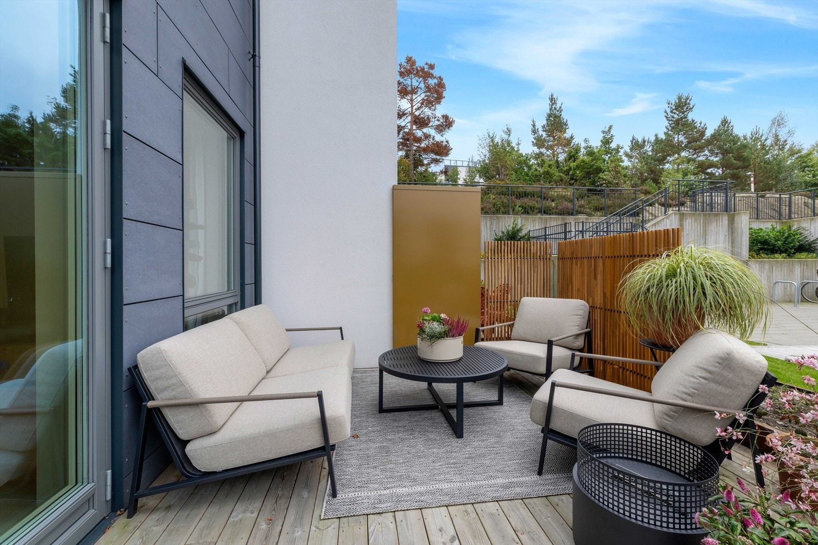 Her sitter du lunt og skjermet. Galleribilde