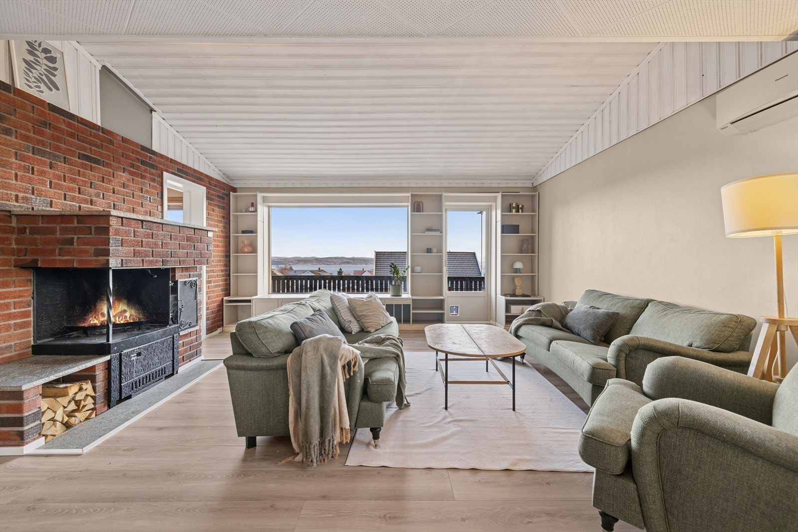 Det er også montert varmepumpe. Galleribilde