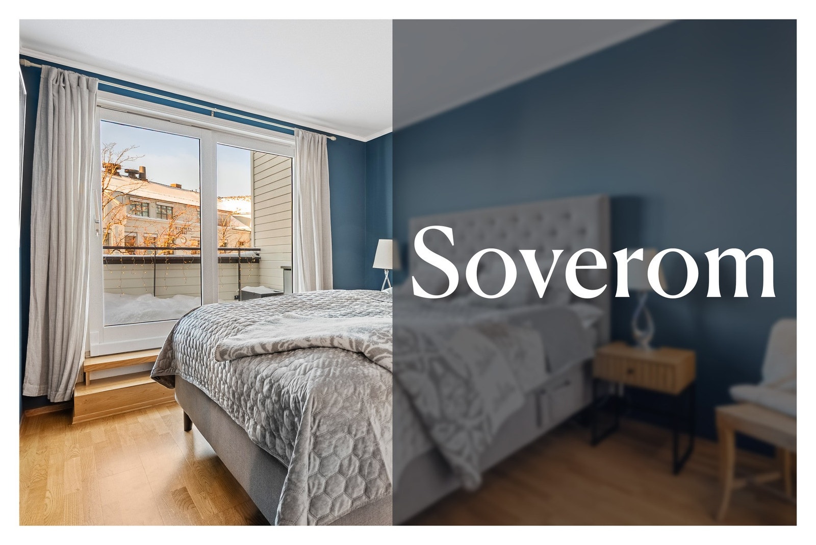 Leiliigheten har 2 soverom Galleribilde