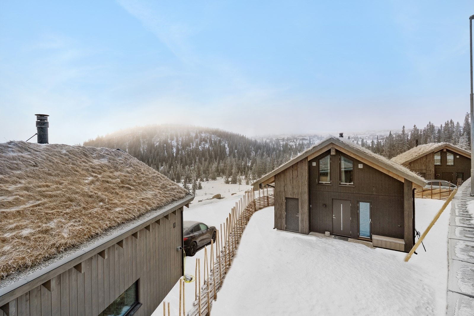 Hytta ble oppført i 2022 Galleribilde