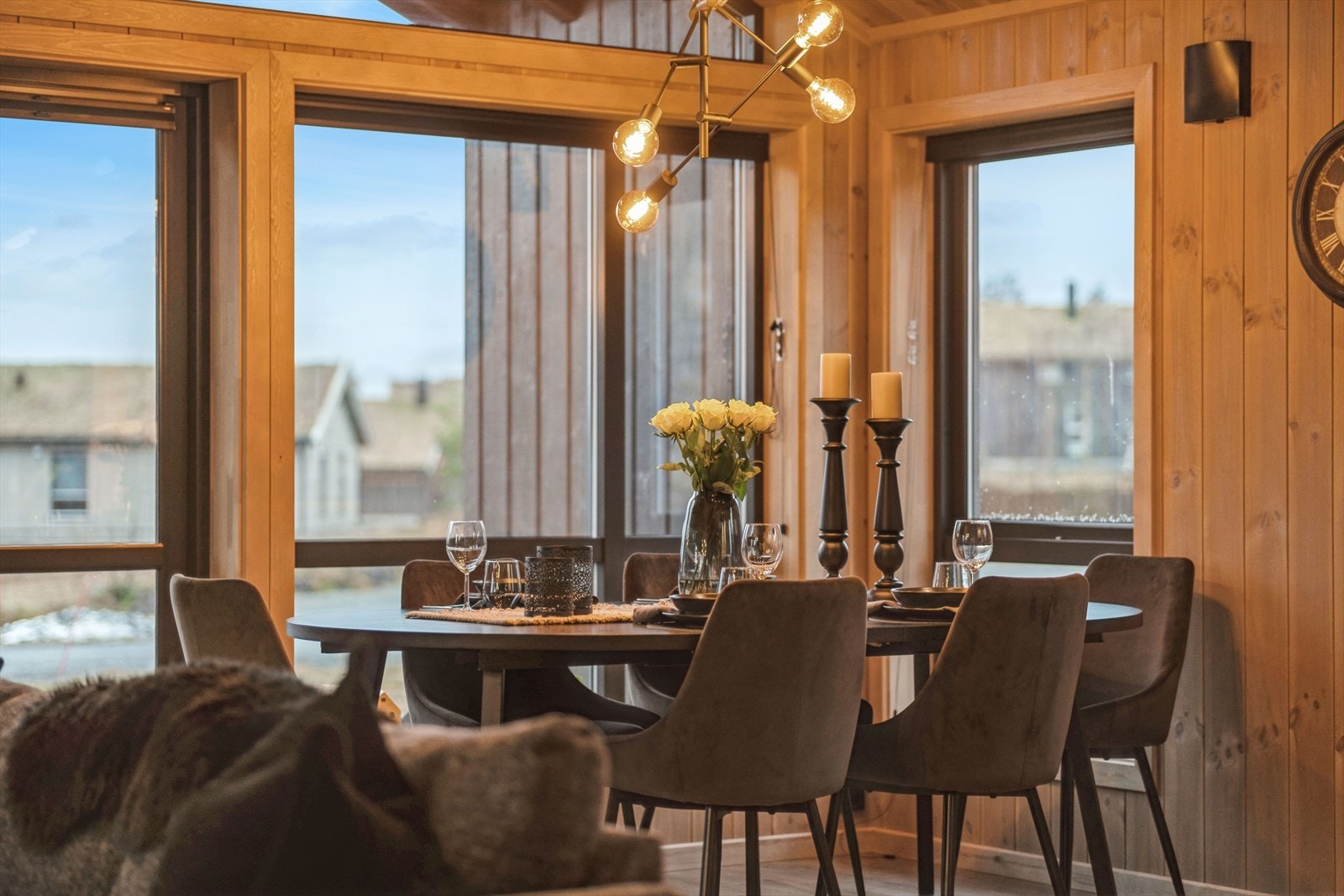 Perfekt å komme inn igjen etter lange dagar i skog og mark, i skiløyper eller skitrekk. Galleribilde