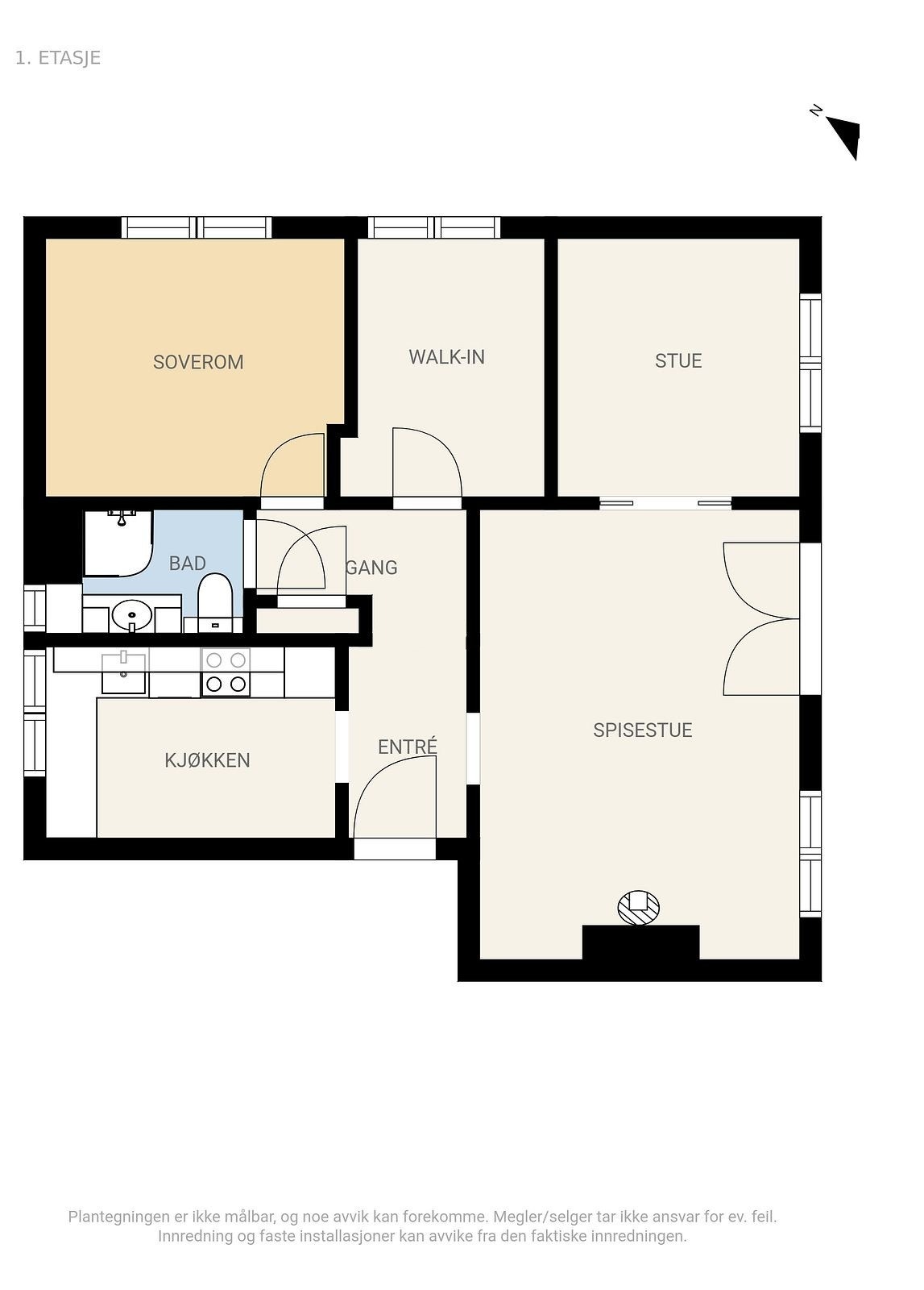 Plantegning. Galleribilde