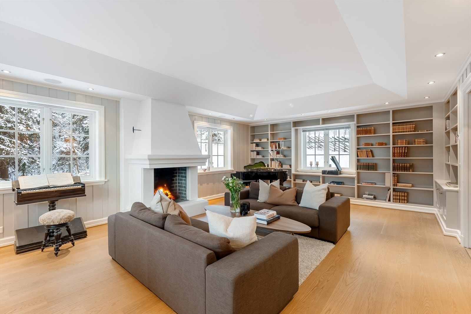 Stue 1 med peis Galleribilde