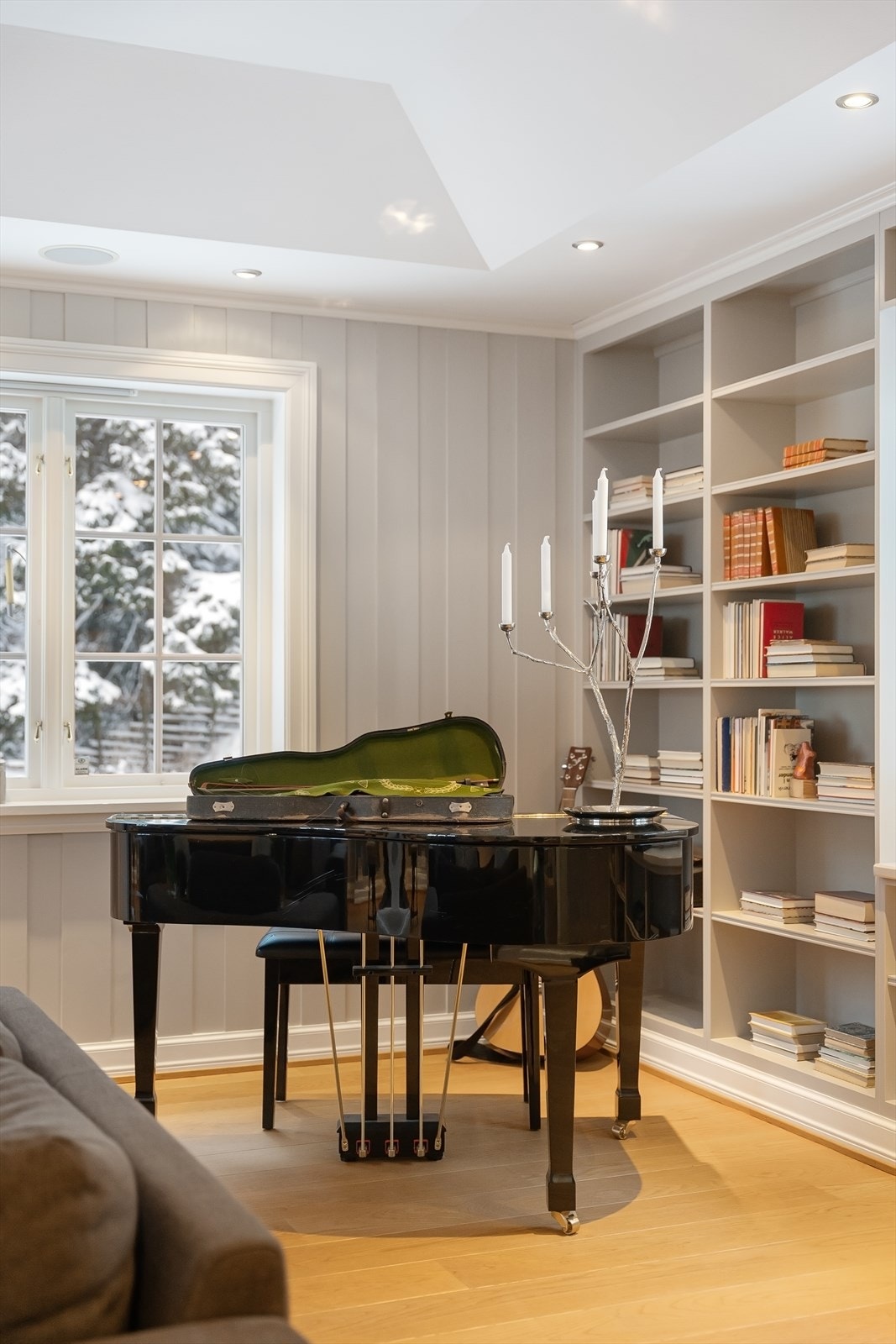 Innebygde bokhyller Galleribilde