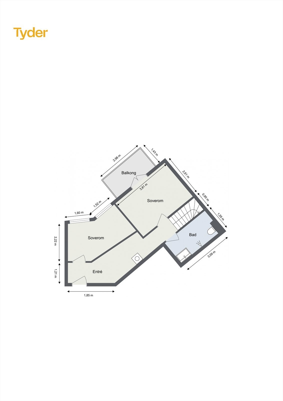 Plantegning 4. etasje. Galleribilde