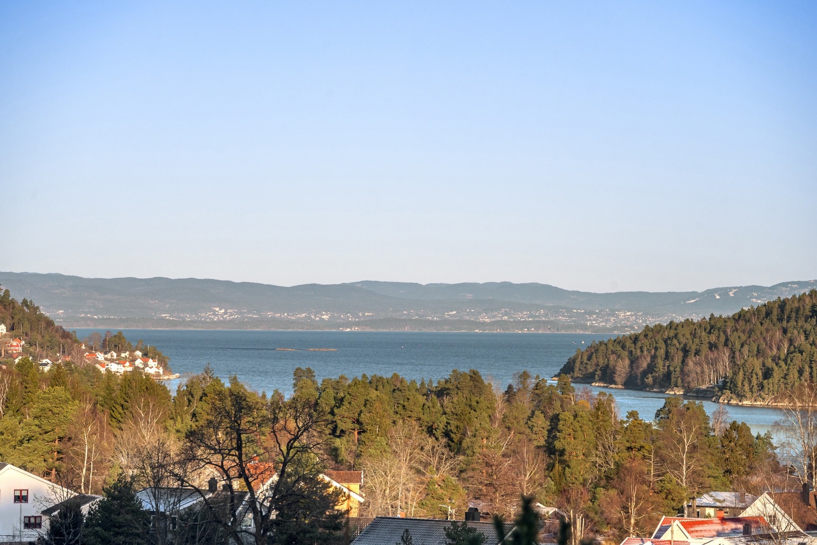 Utsikt fra terrassen Galleribilde