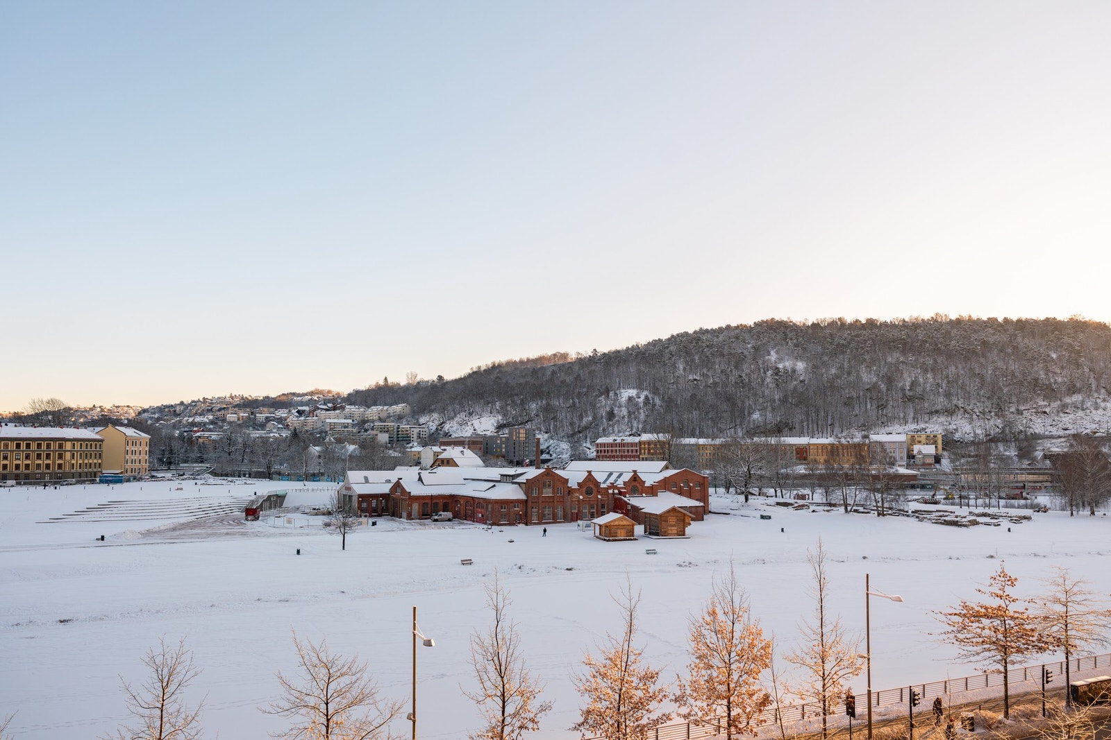 Trivelig utsyn mot Middelalderparken. Galleribilde