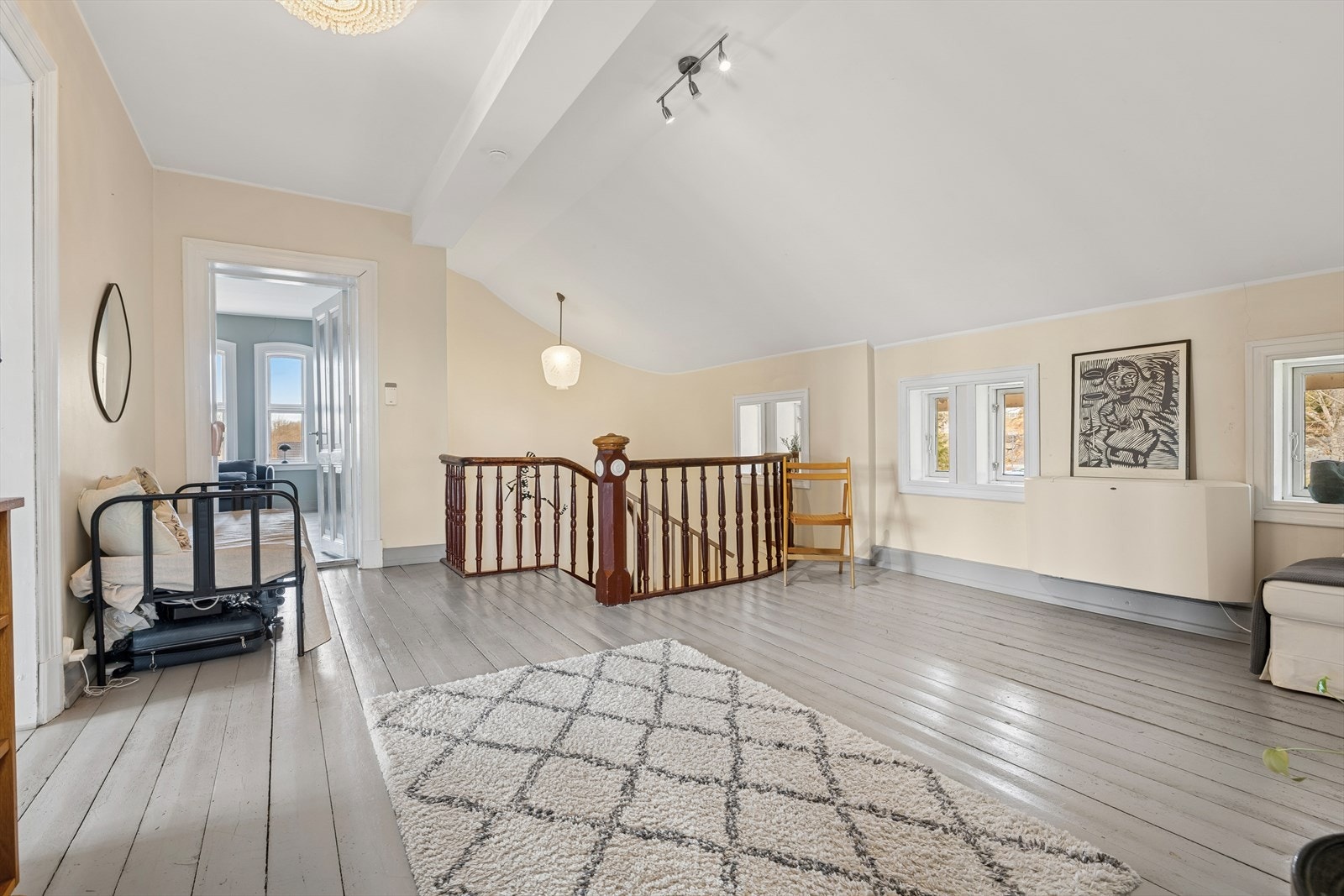 De fleste gulvene er originale og godt bevart Galleribilde