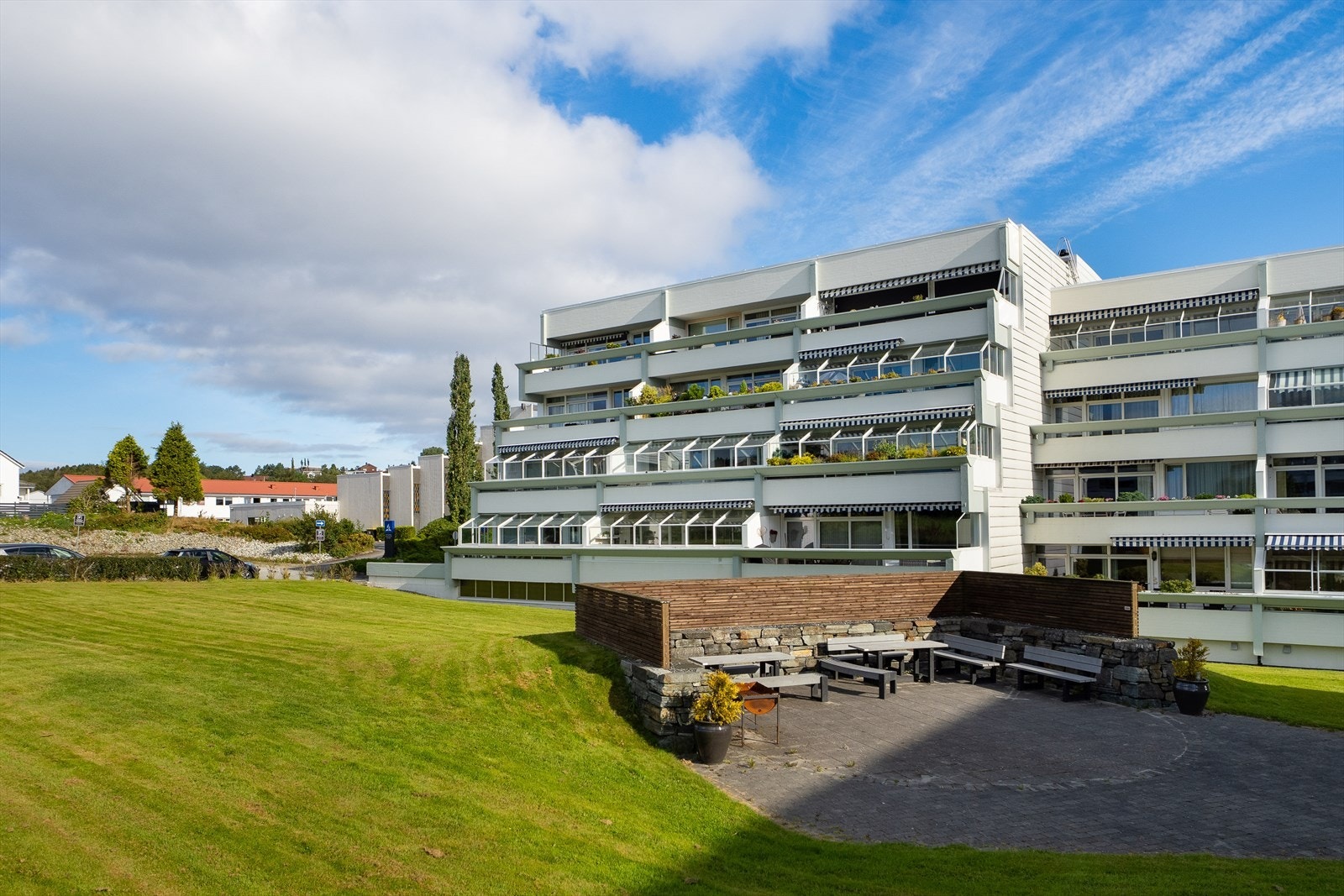 Hyggelig grillplass på borettslagets eiendom. Galleribilde