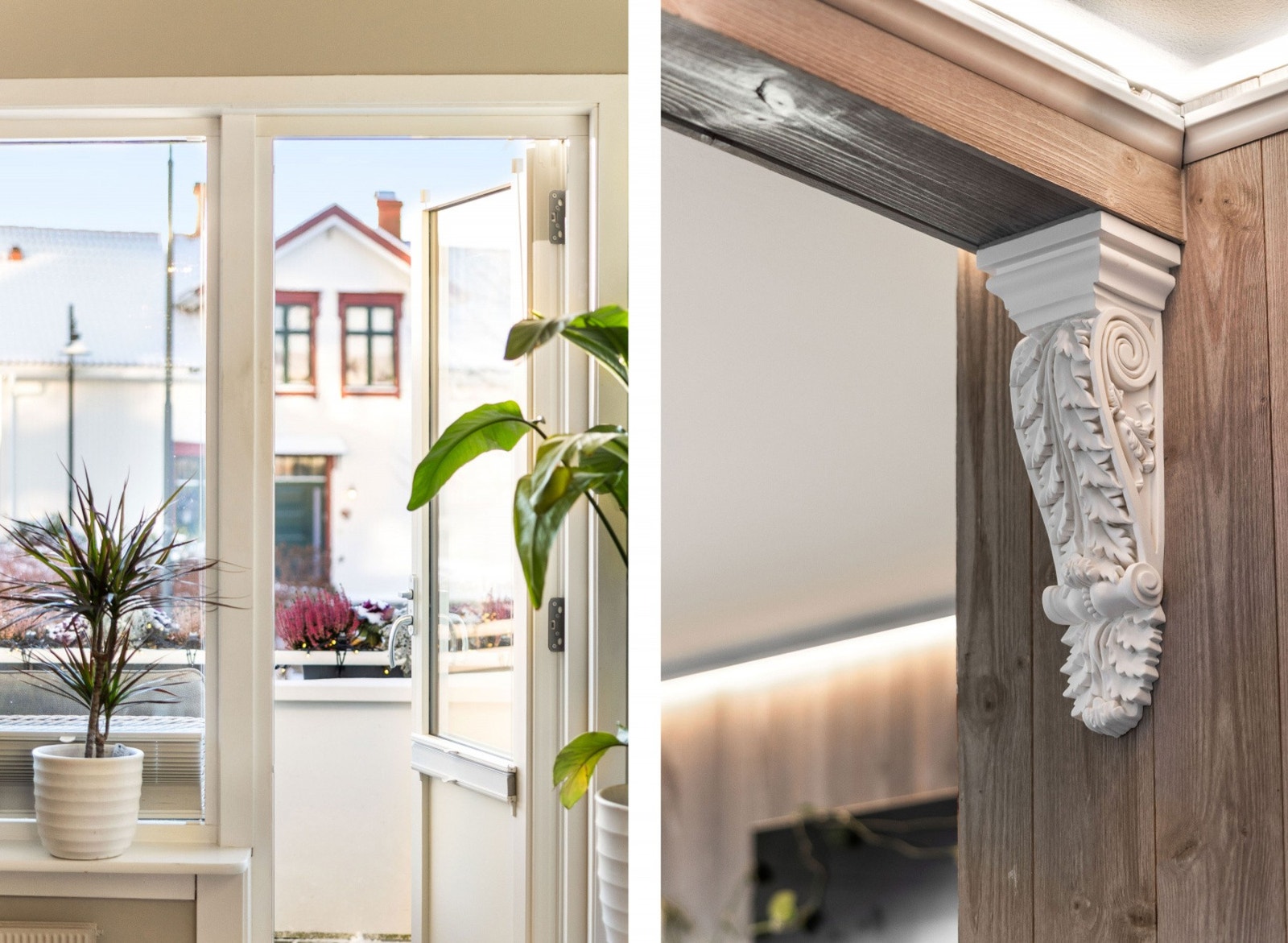 Leiligheten har flere flotte detaljer. Galleribilde