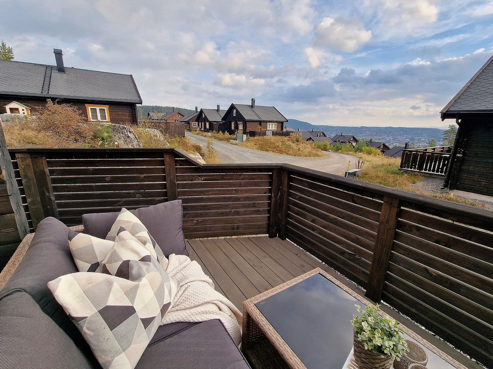 Flott utsyn mot Kongsberg by. Galleribilde