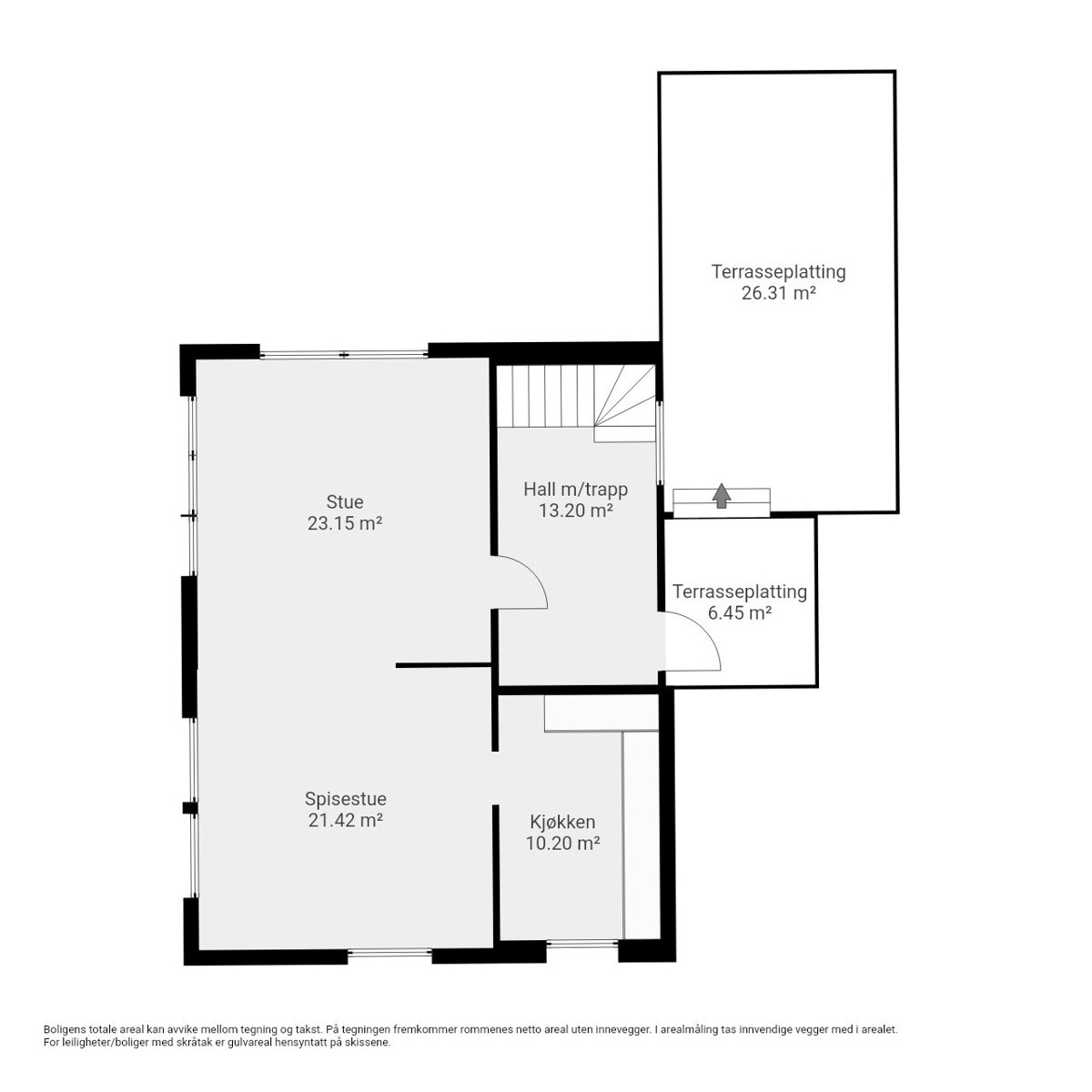 Plantegning 1. etasje. Galleribilde