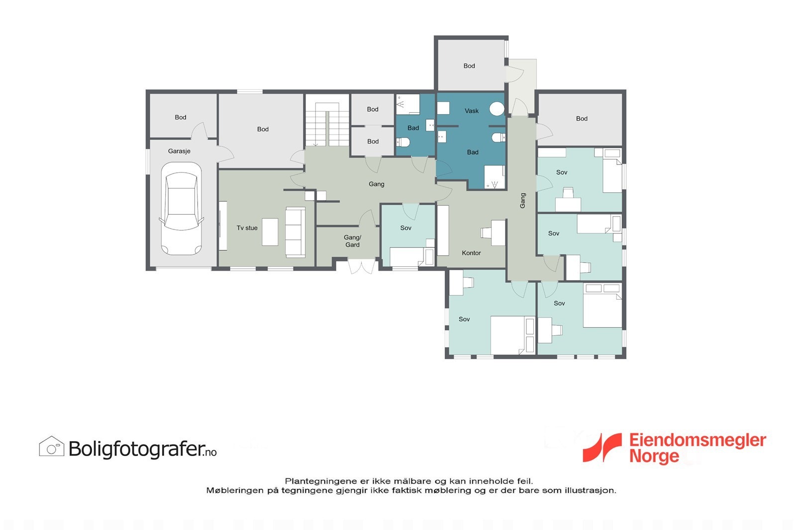 Plantegning 1. etasje. Galleribilde