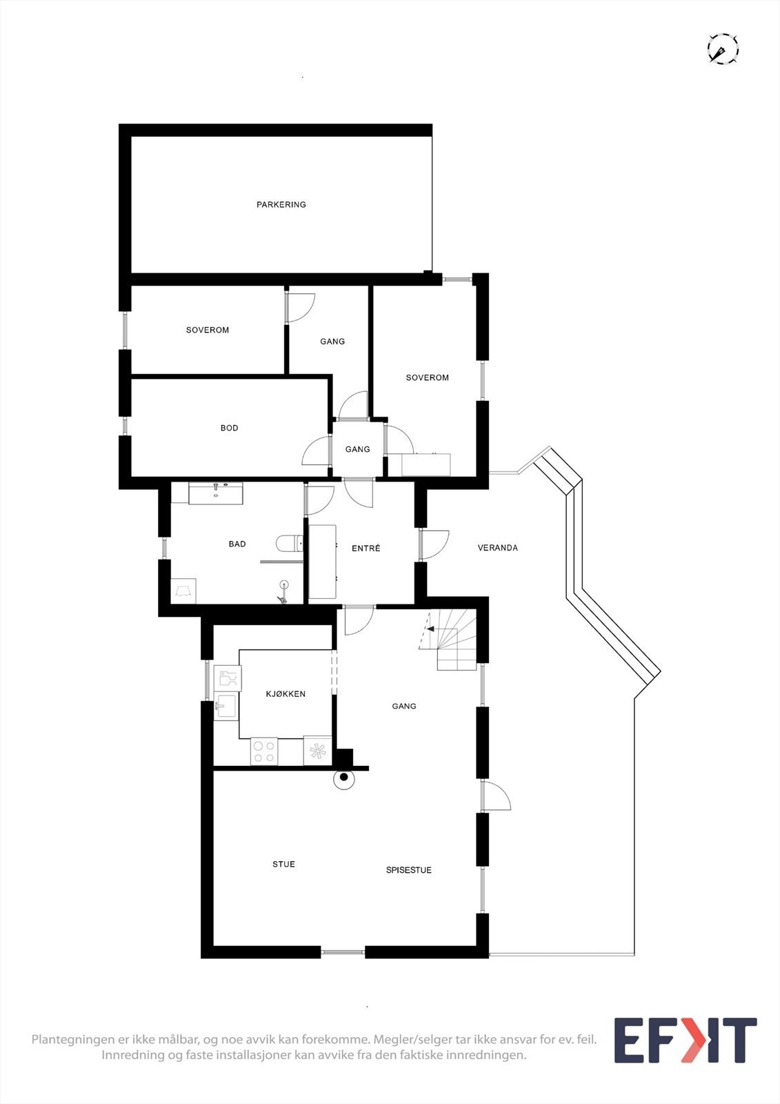 Plantegning hovedplan Galleribilde