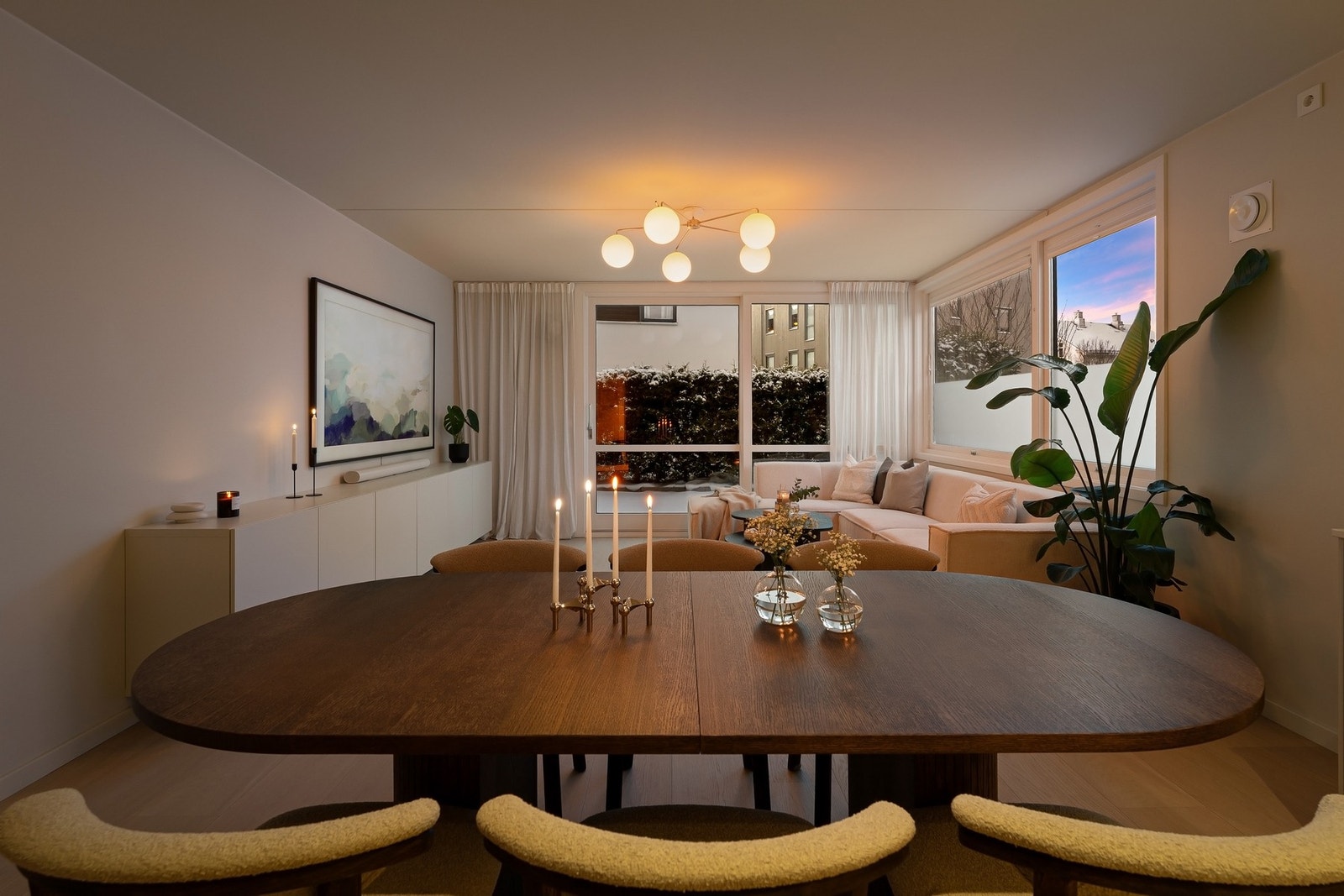 Kveldsstemning. Galleribilde