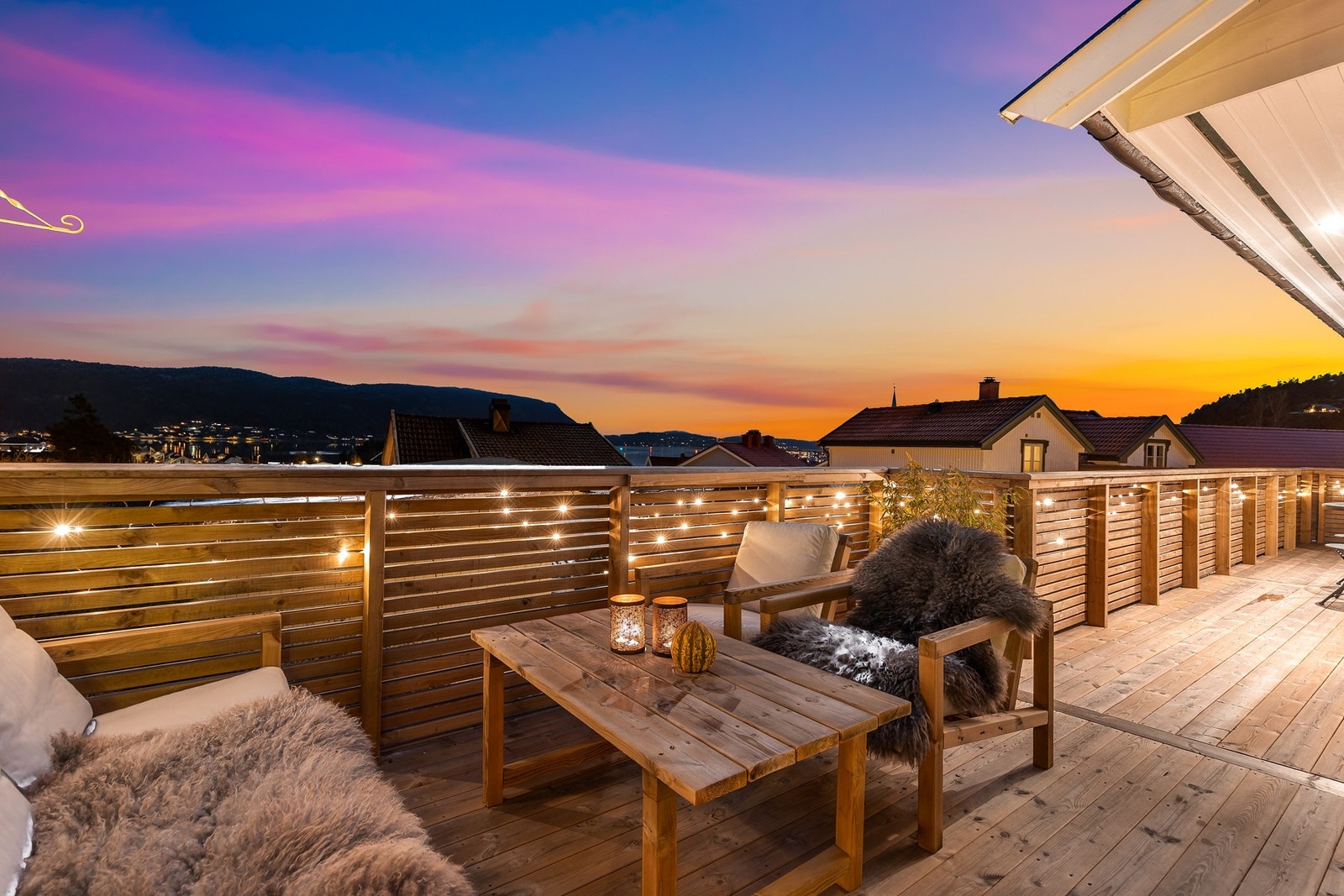 Her kan en nyte lange sommerkvelder i rolige omgivelser Galleribilde