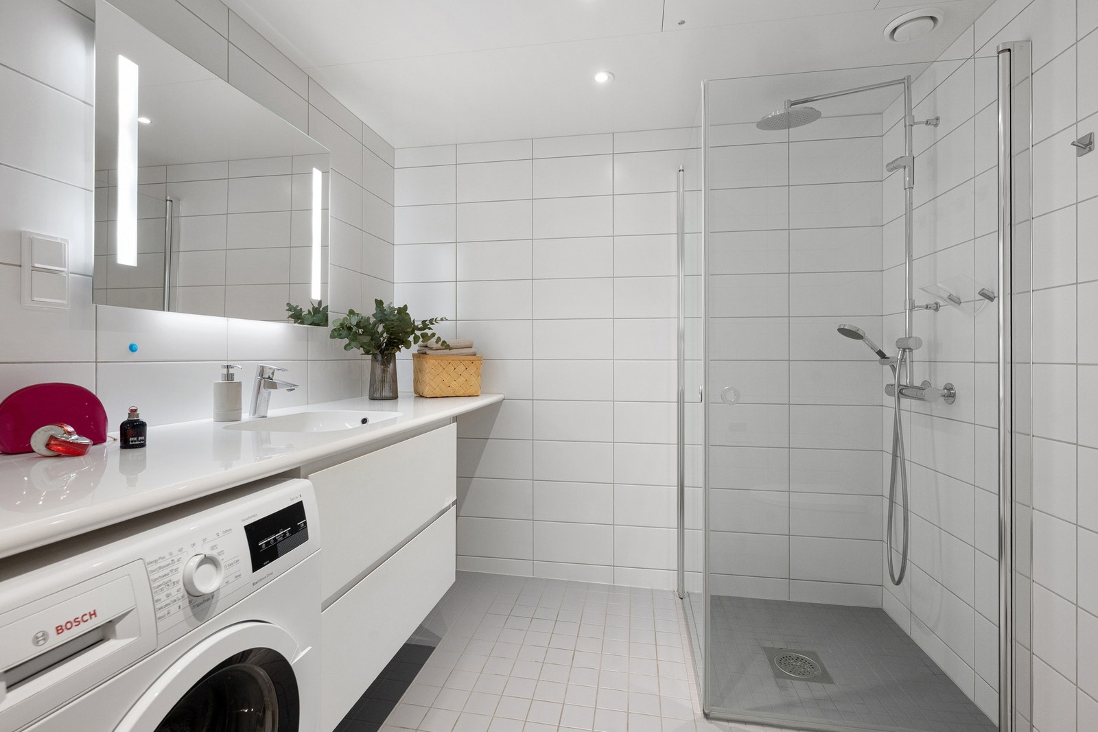 Begge bad har elektrisk gulvvarme Galleribilde