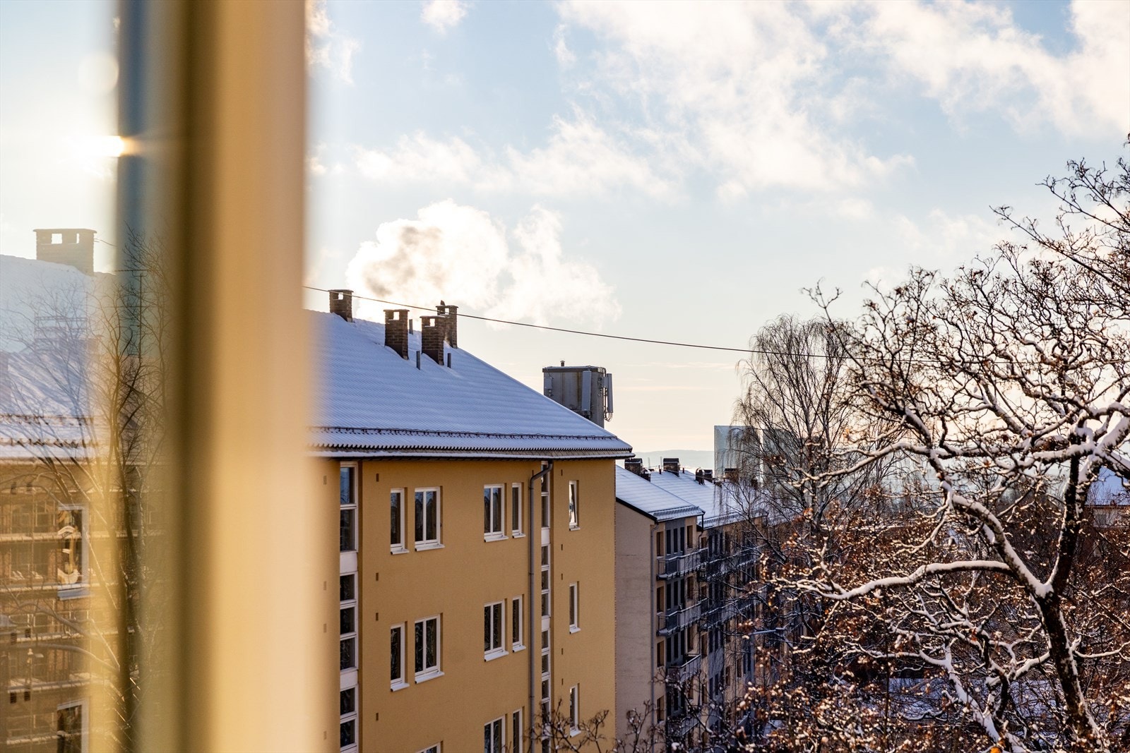 Meget pent utsyn fra stuen Galleribilde