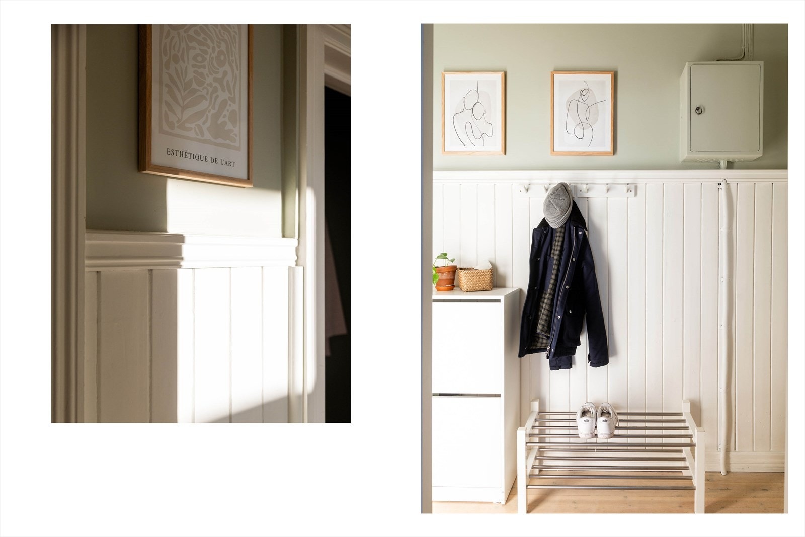 Innbydende entré som gir et godt førsteinntrykk av leiligheten Galleribilde