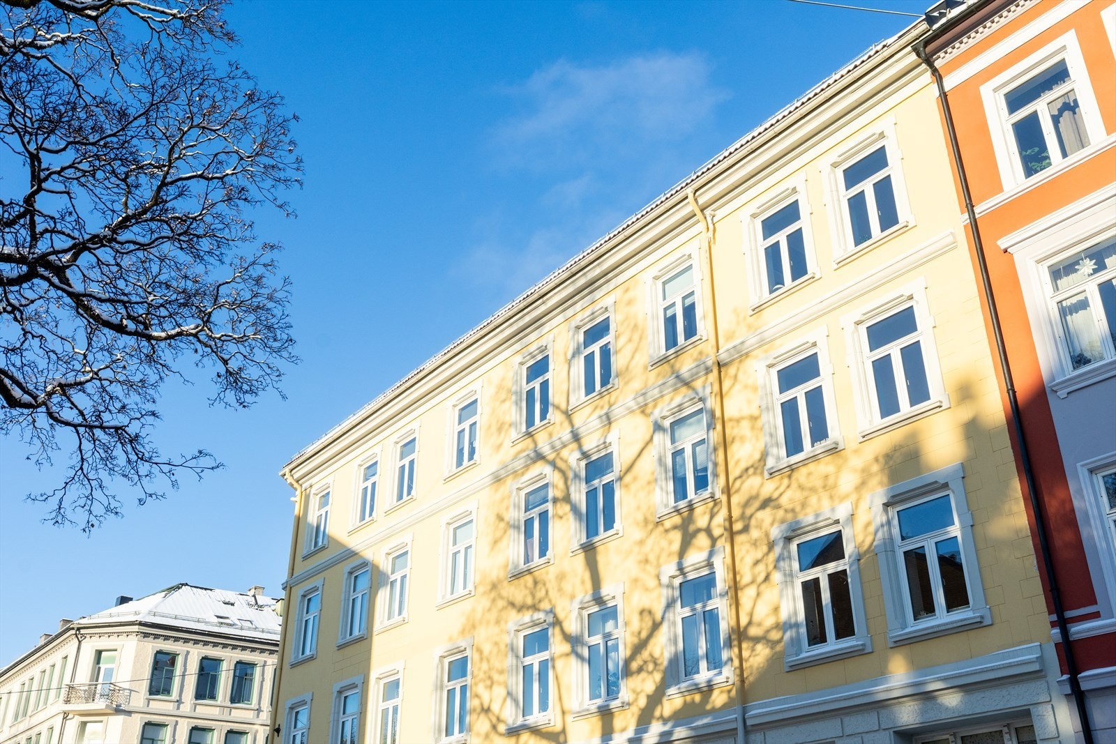 Meget godt lysinnslipp, også på vinterdager når nettene er lange Galleribilde