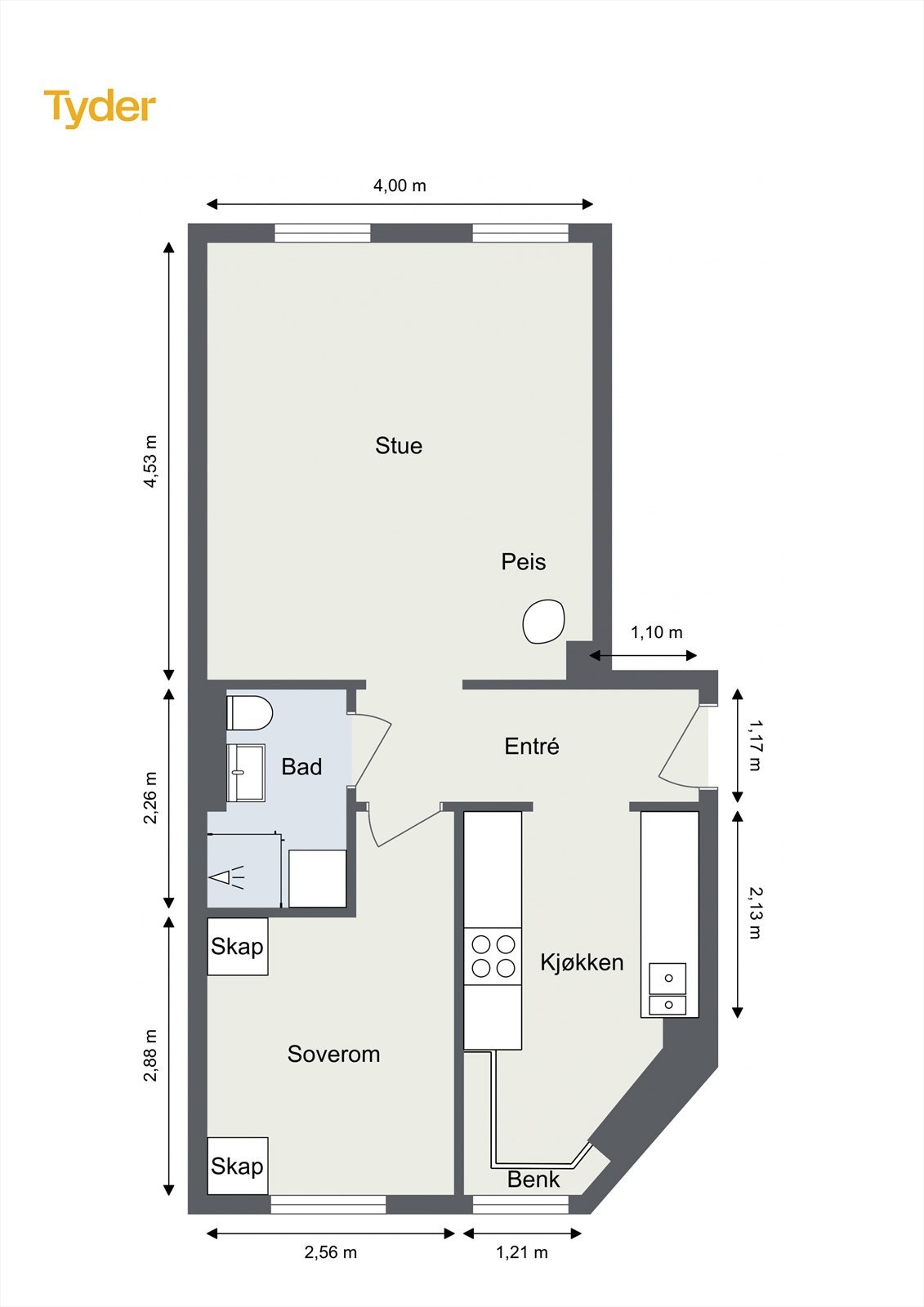 Plantegning Galleribilde