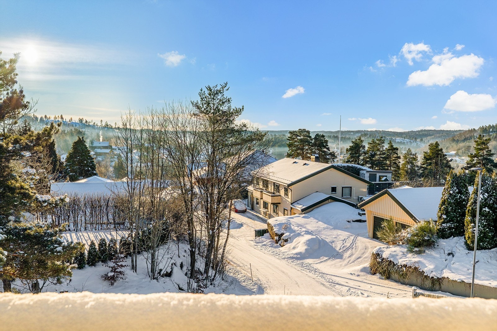 En flott utsikt fra balkonen der du kan gå ut å våkne til fuglekvitter Galleribilde