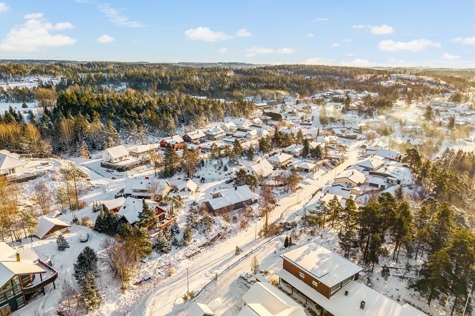 Et populært boligfelt for barnefamilier Galleribilde