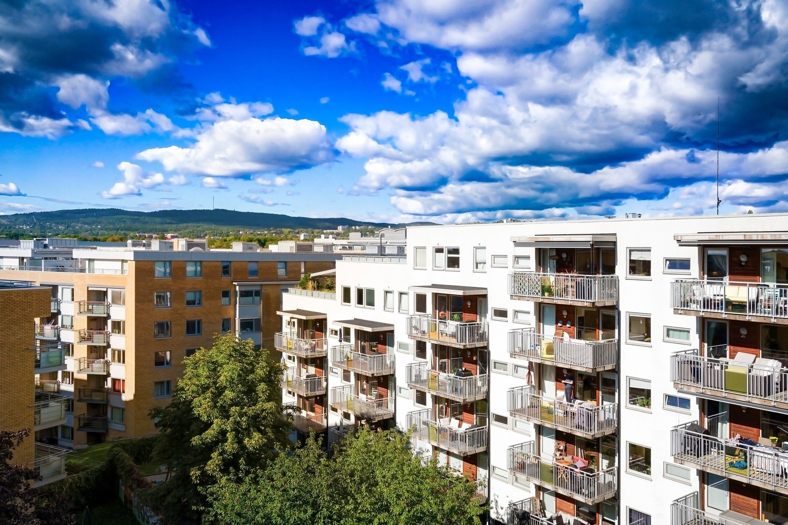 Moderne boligbygg fra 2008. Galleribilde