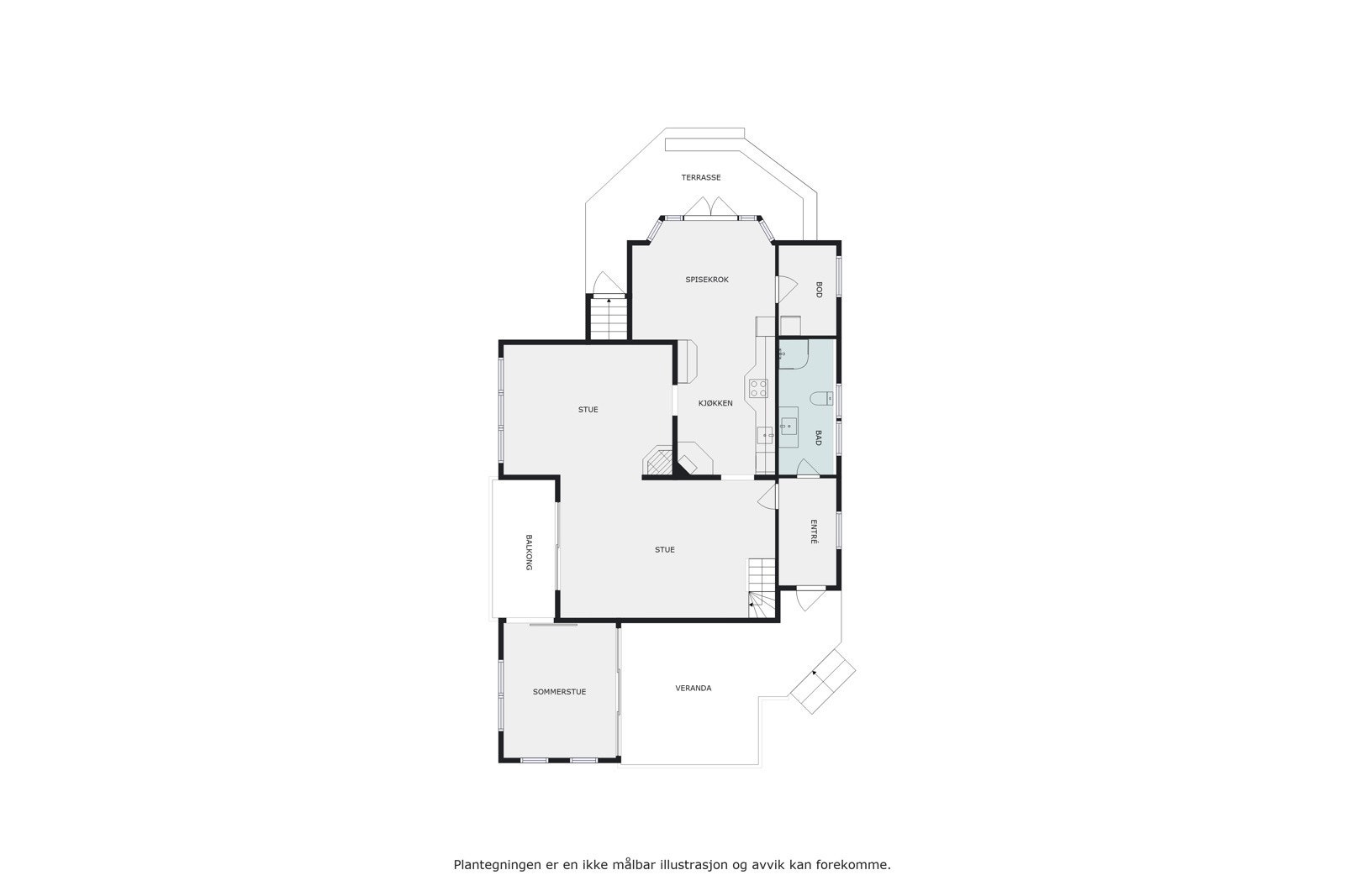 Plantegning Galleribilde