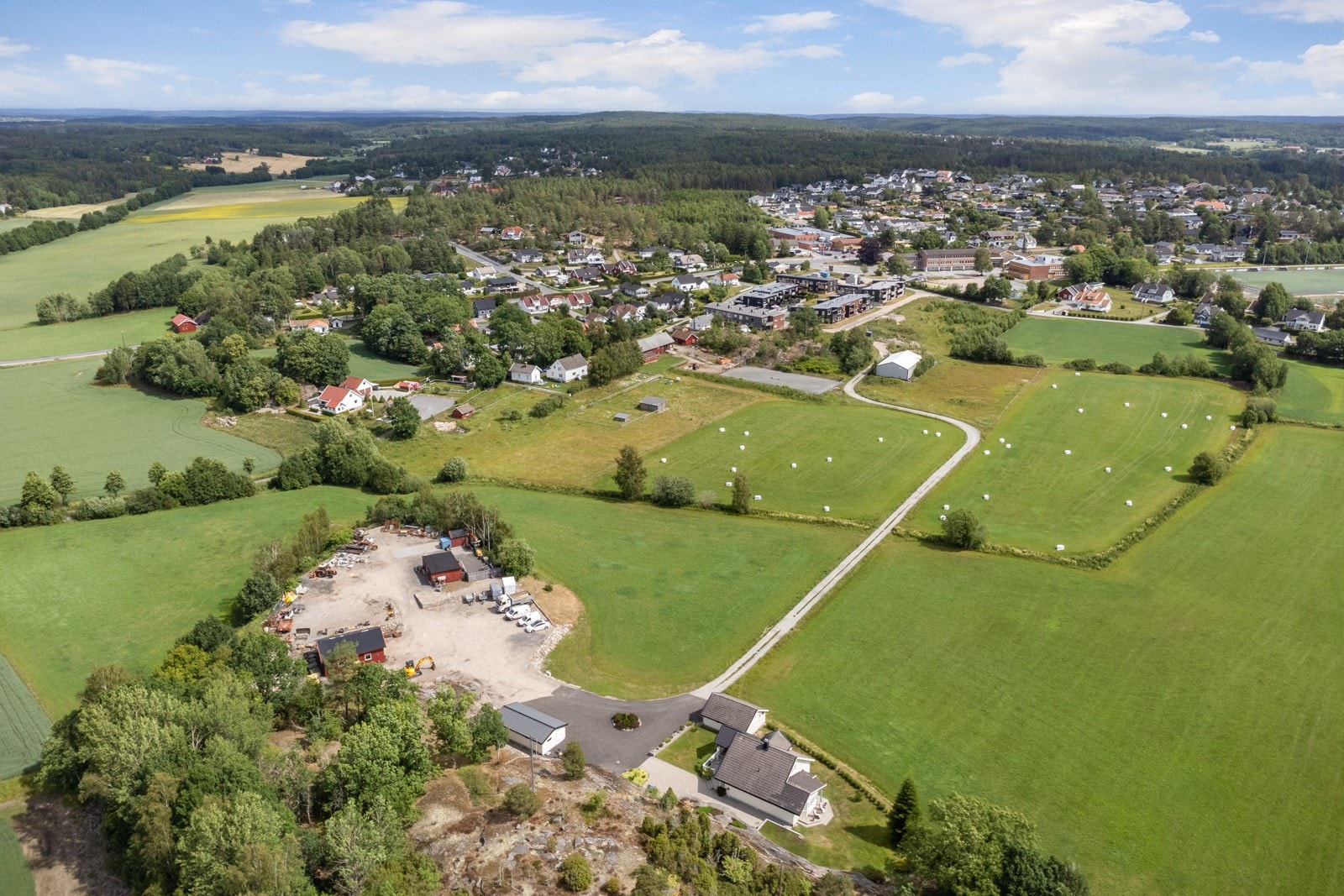 Dronefoto Galleribilde
