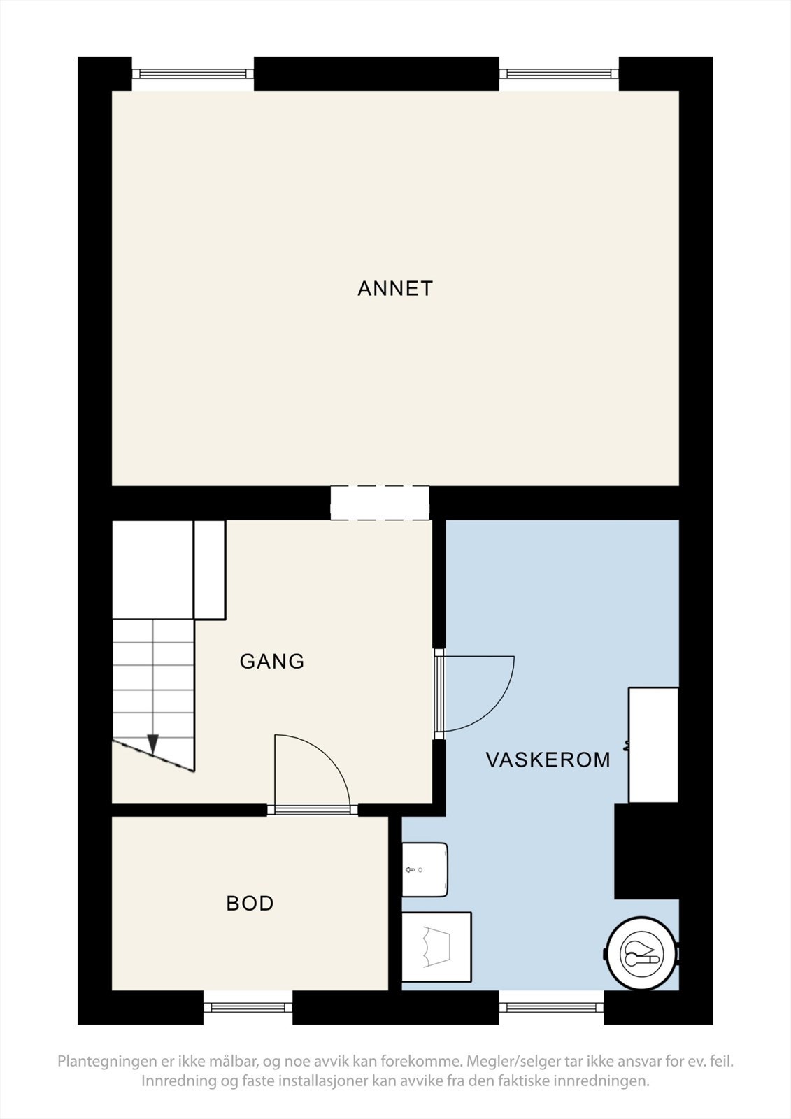 Plantegning u.etasje Galleribilde
