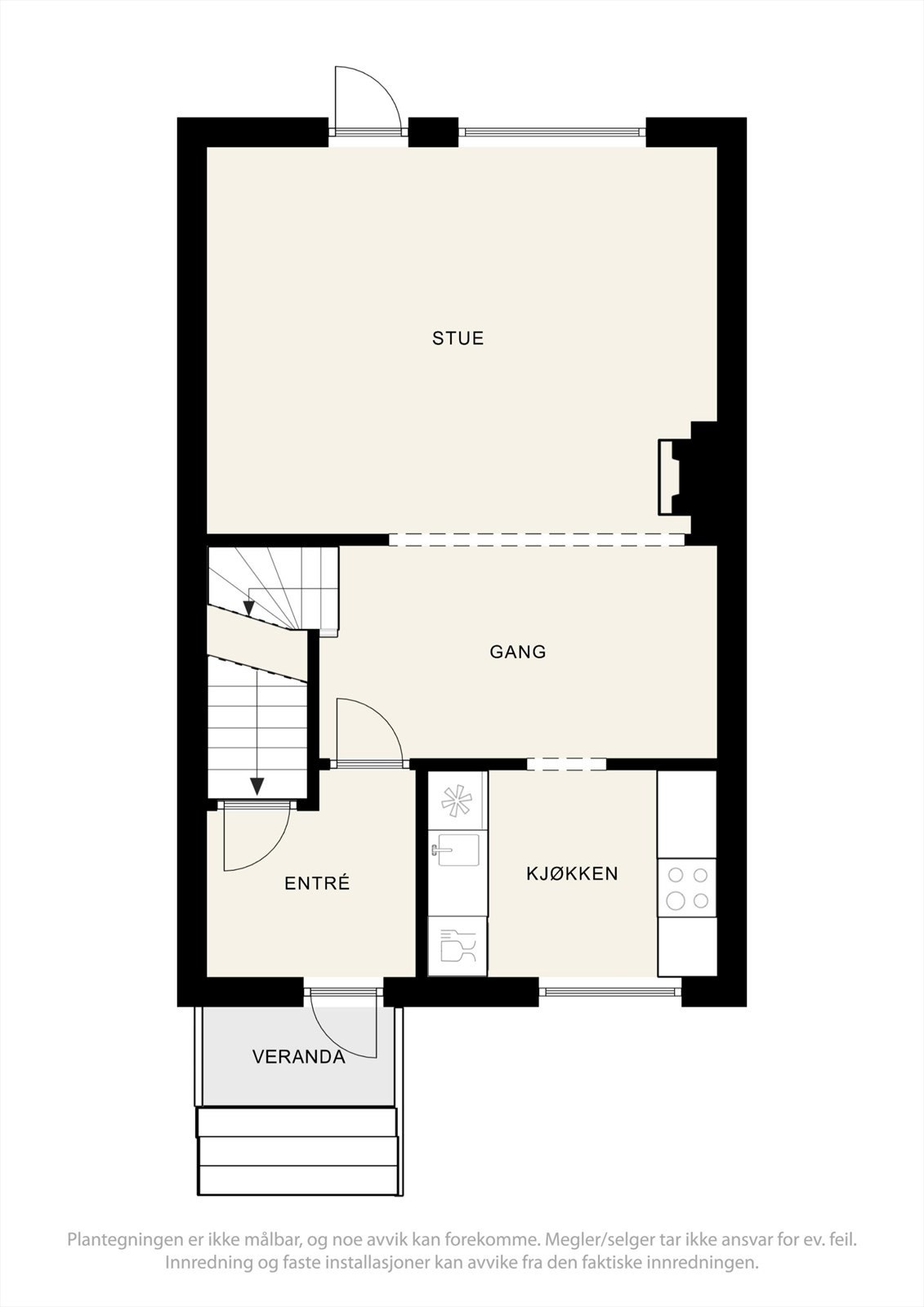 Plantegning 1. etasje. Galleribilde