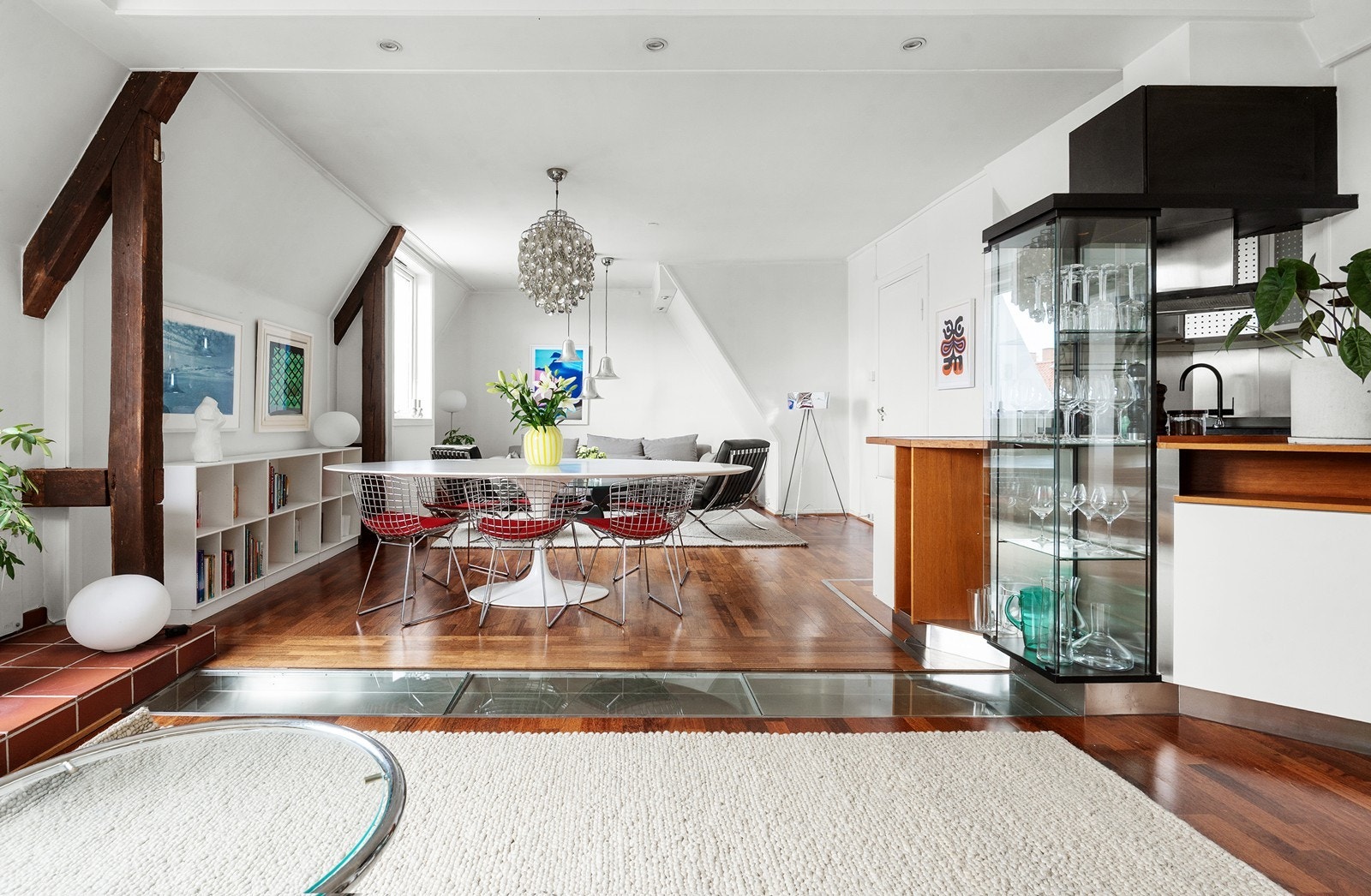 Stue/spisestue Galleribilde