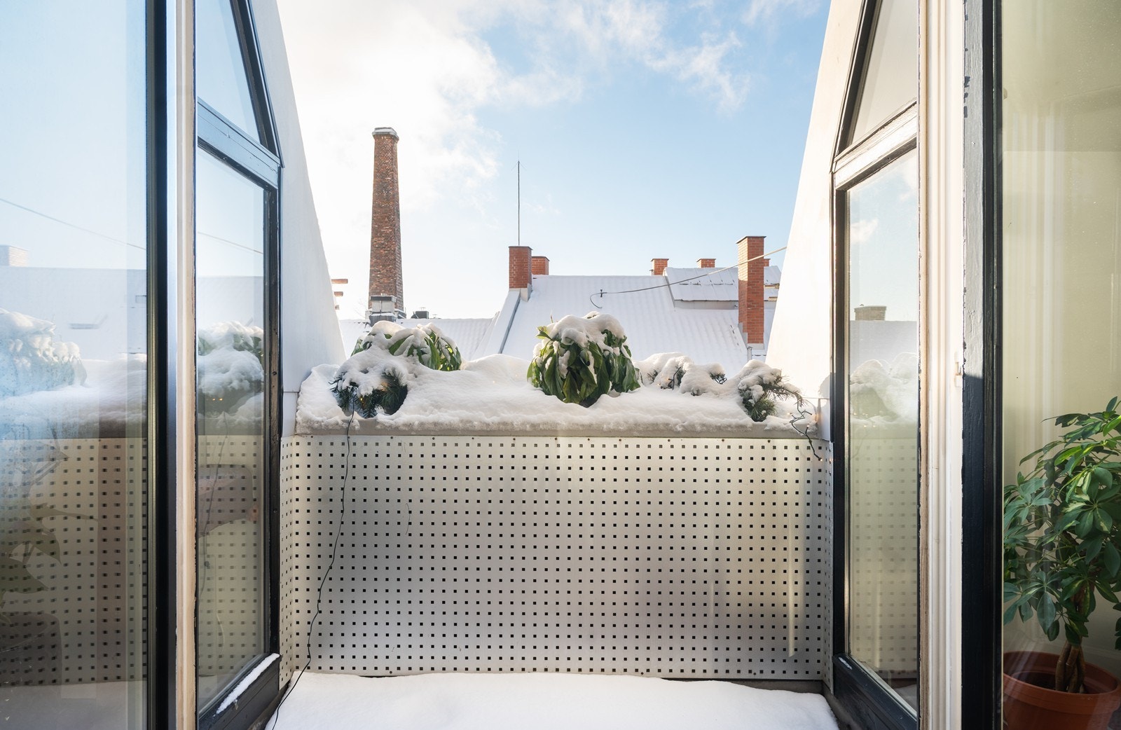 Sydvent balkong Galleribilde