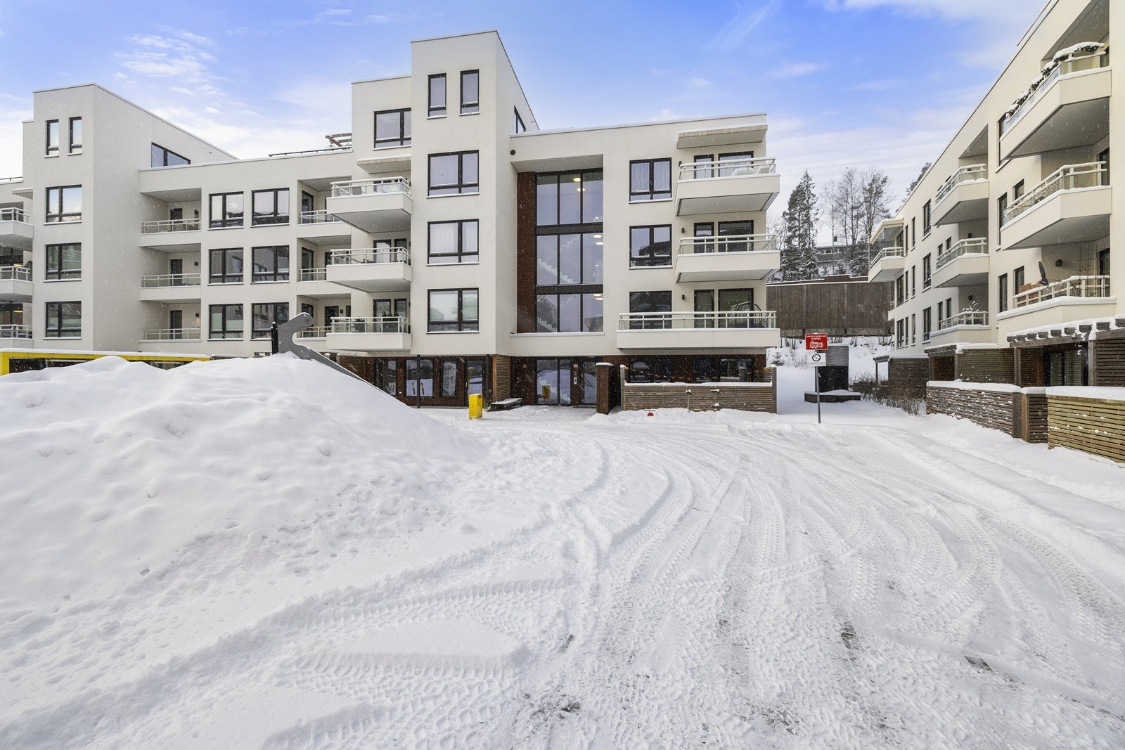 Byggets fasade. Galleribilde