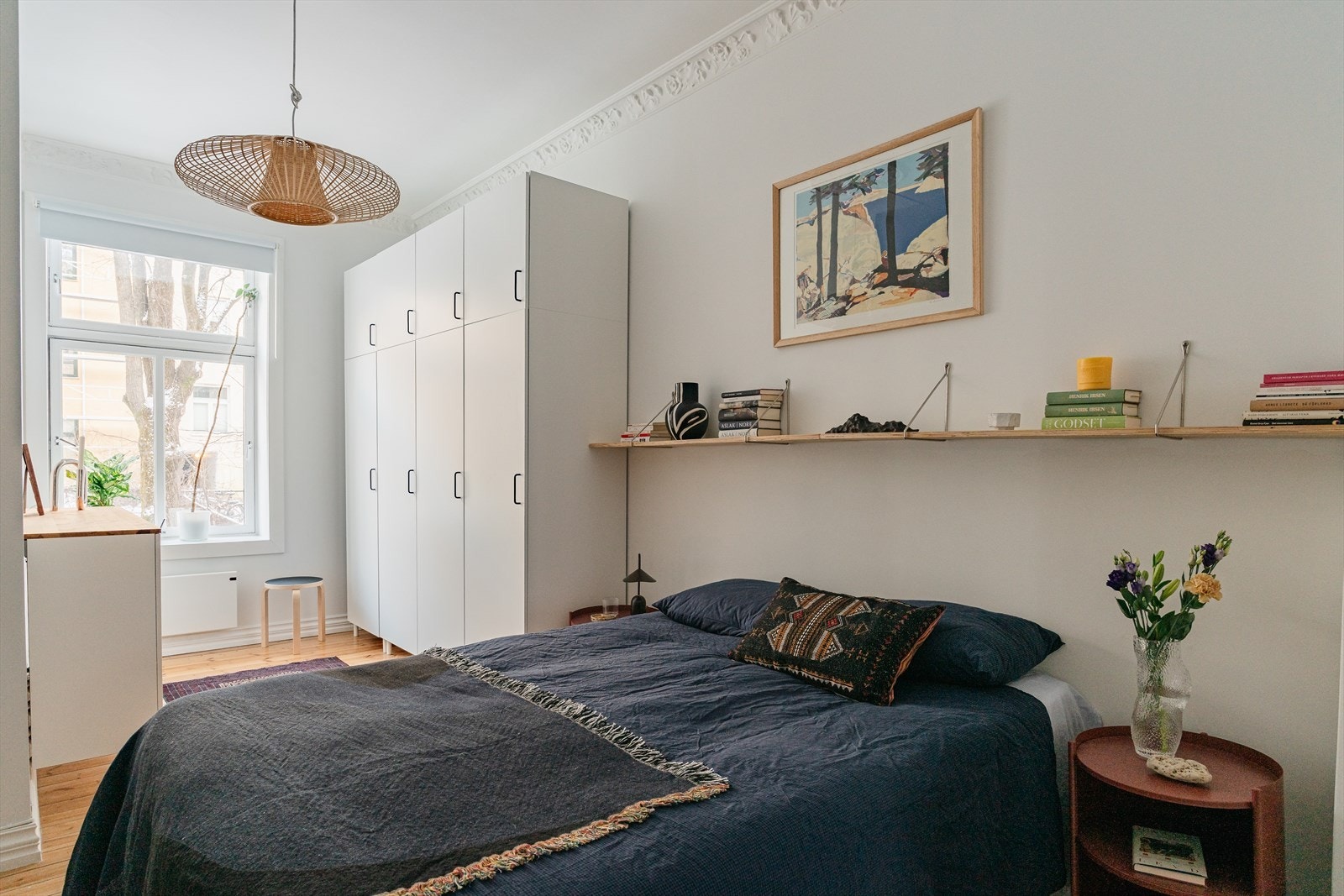 Leiligheten har tre soverom Galleribilde