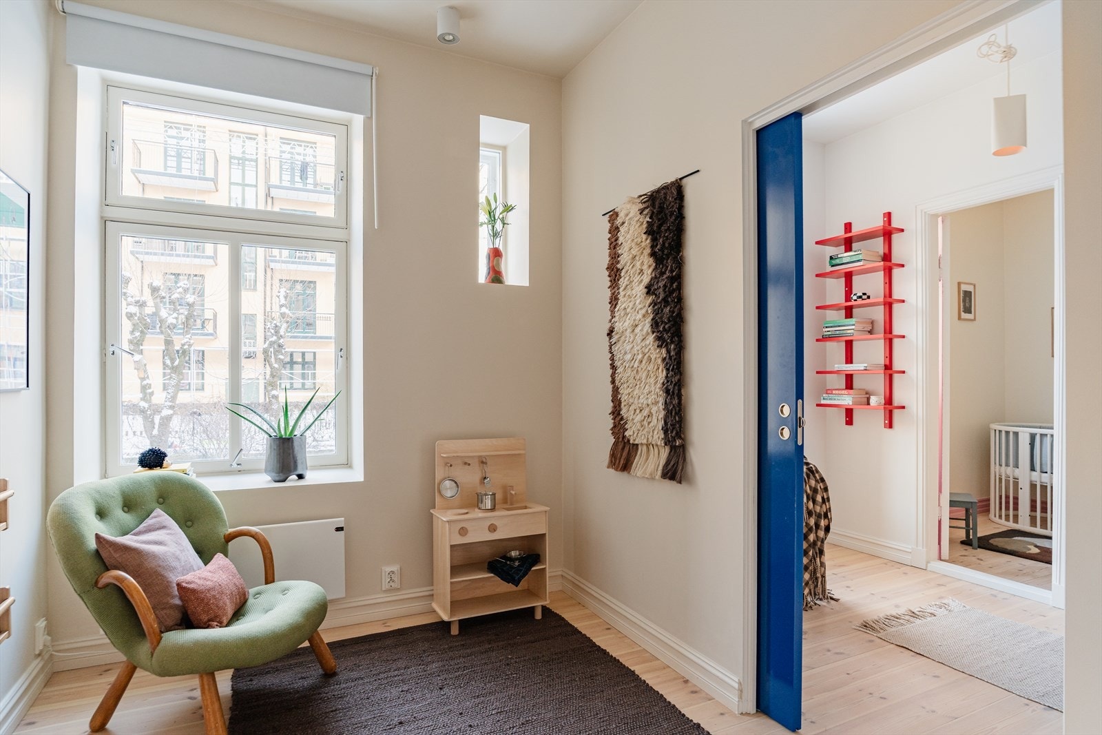 Samtlige soverom er vendt mot rolig bakgård Galleribilde