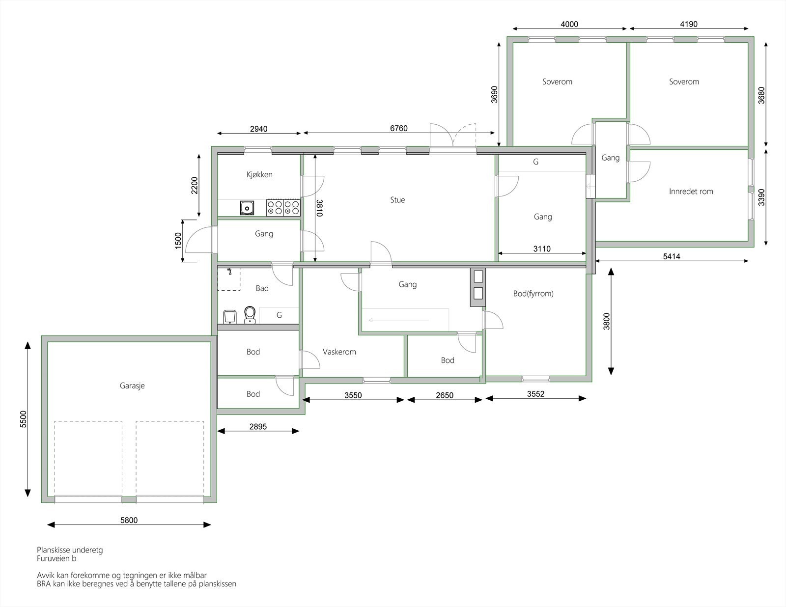 Furuveien 19B - U. Etasje Galleribilde