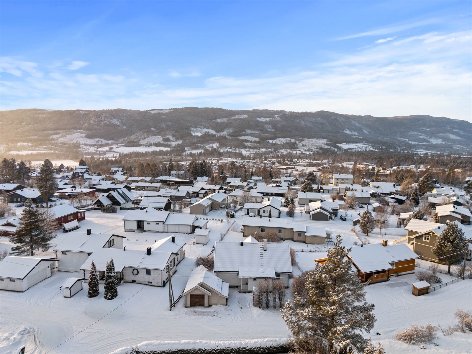 Oversikstbilde mot sentrum. Galleribilde