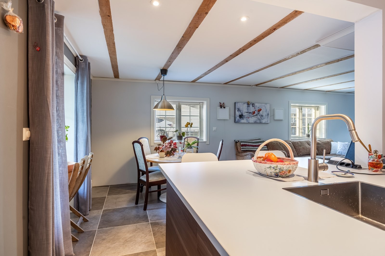 Åpen stue/kjøkkenløsning Galleribilde