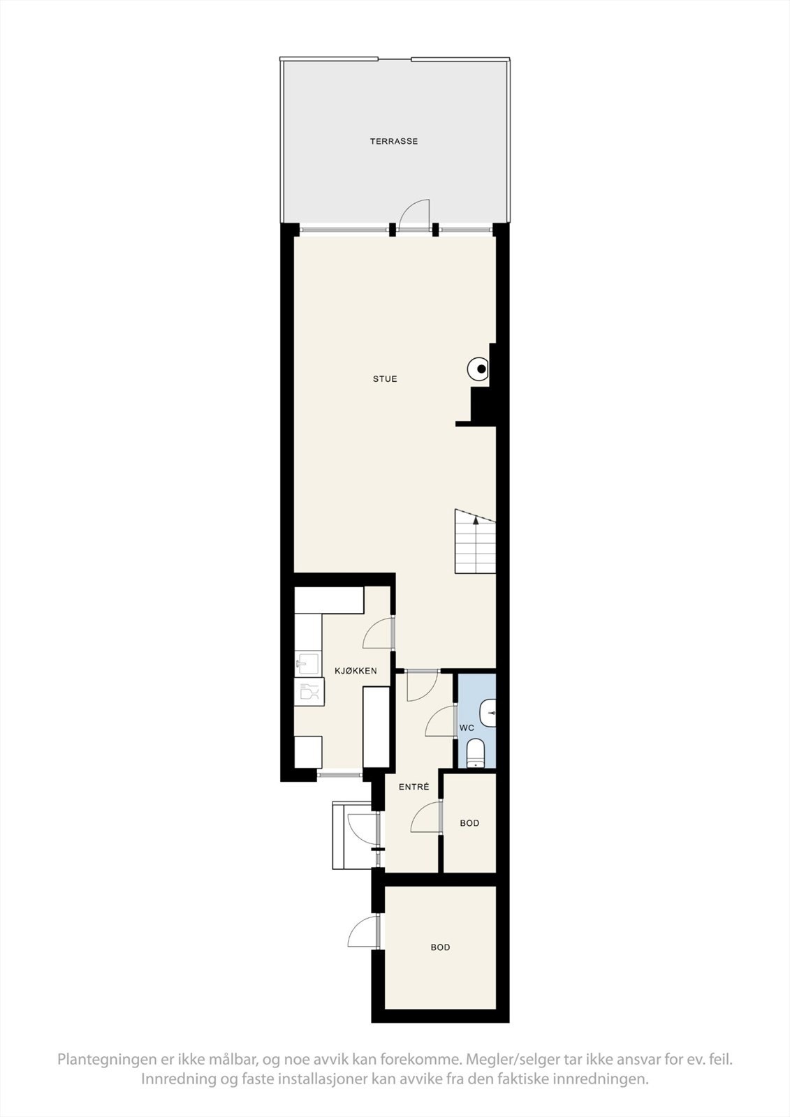Plantegning 1.etasje Galleribilde