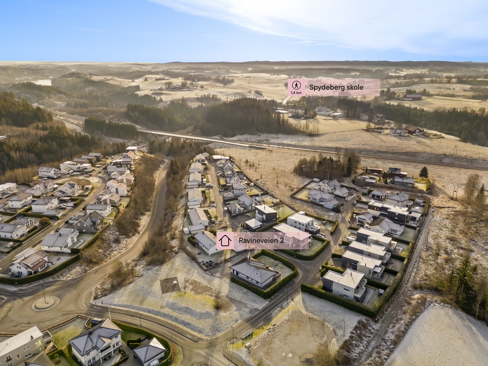 Dronefoto Galleribilde