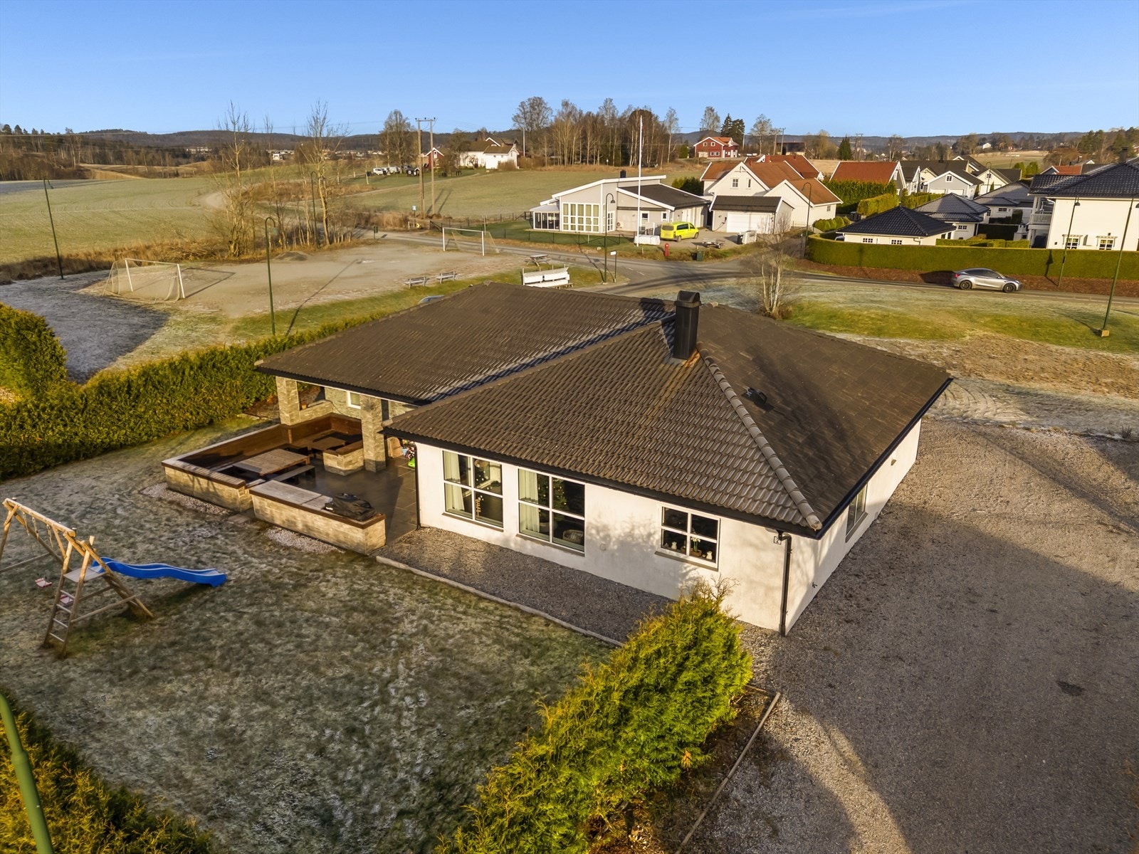 Dronefoto Galleribilde