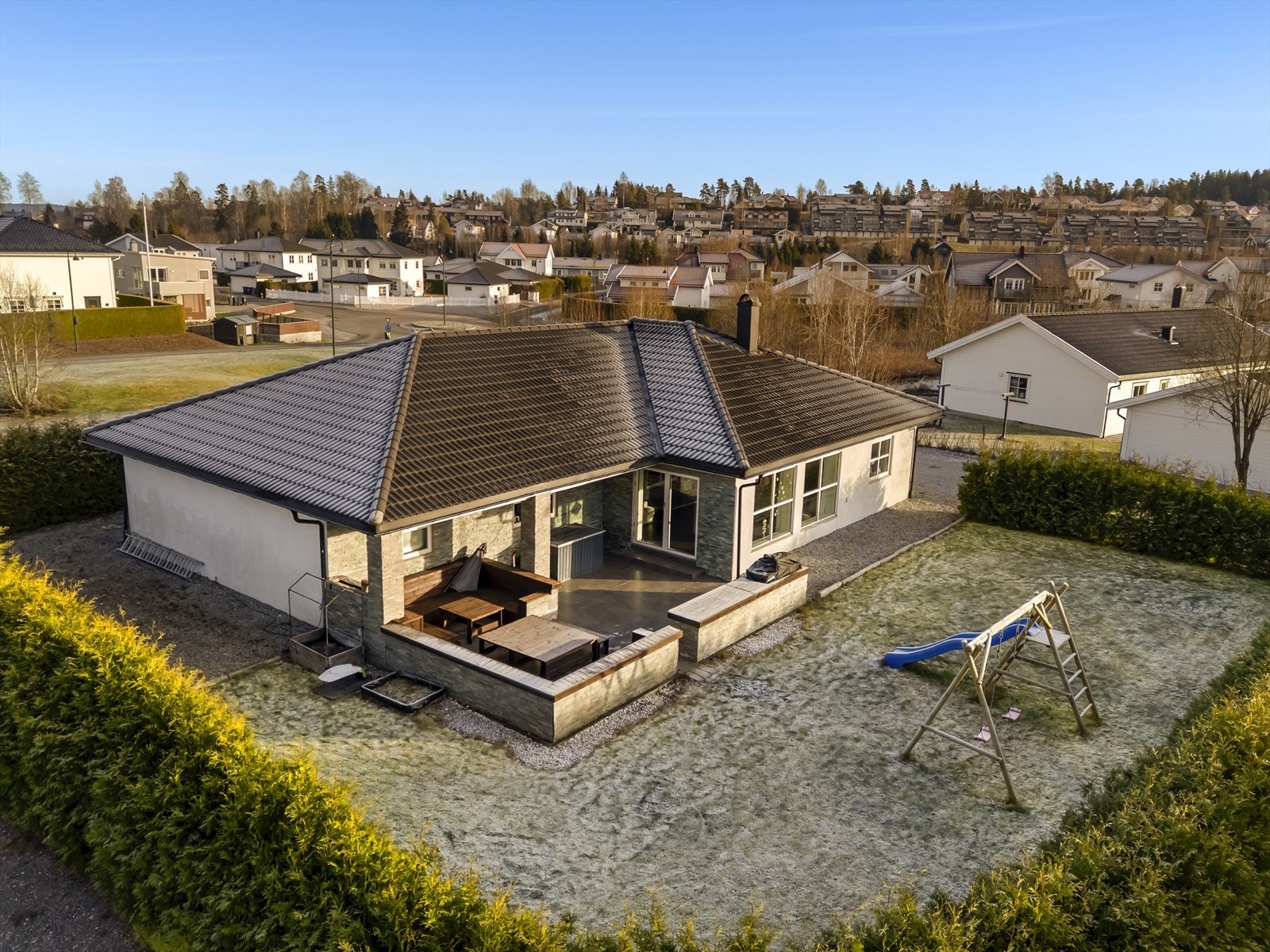 Dronefoto Galleribilde