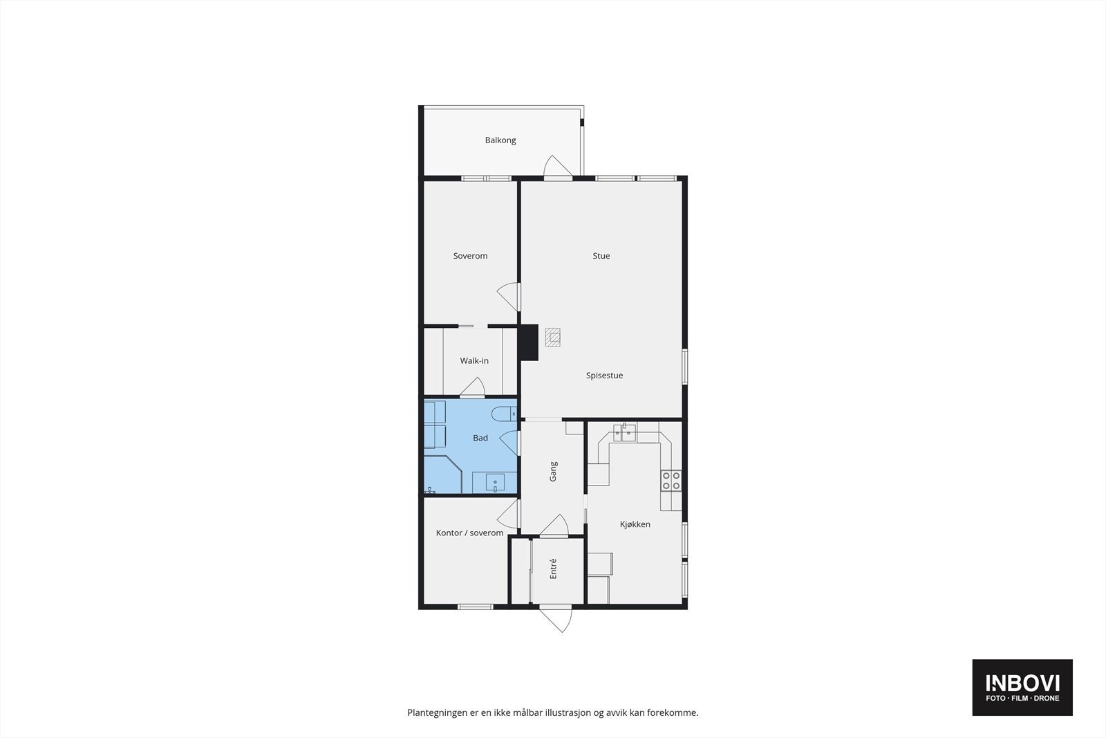 Plantegning Galleribilde