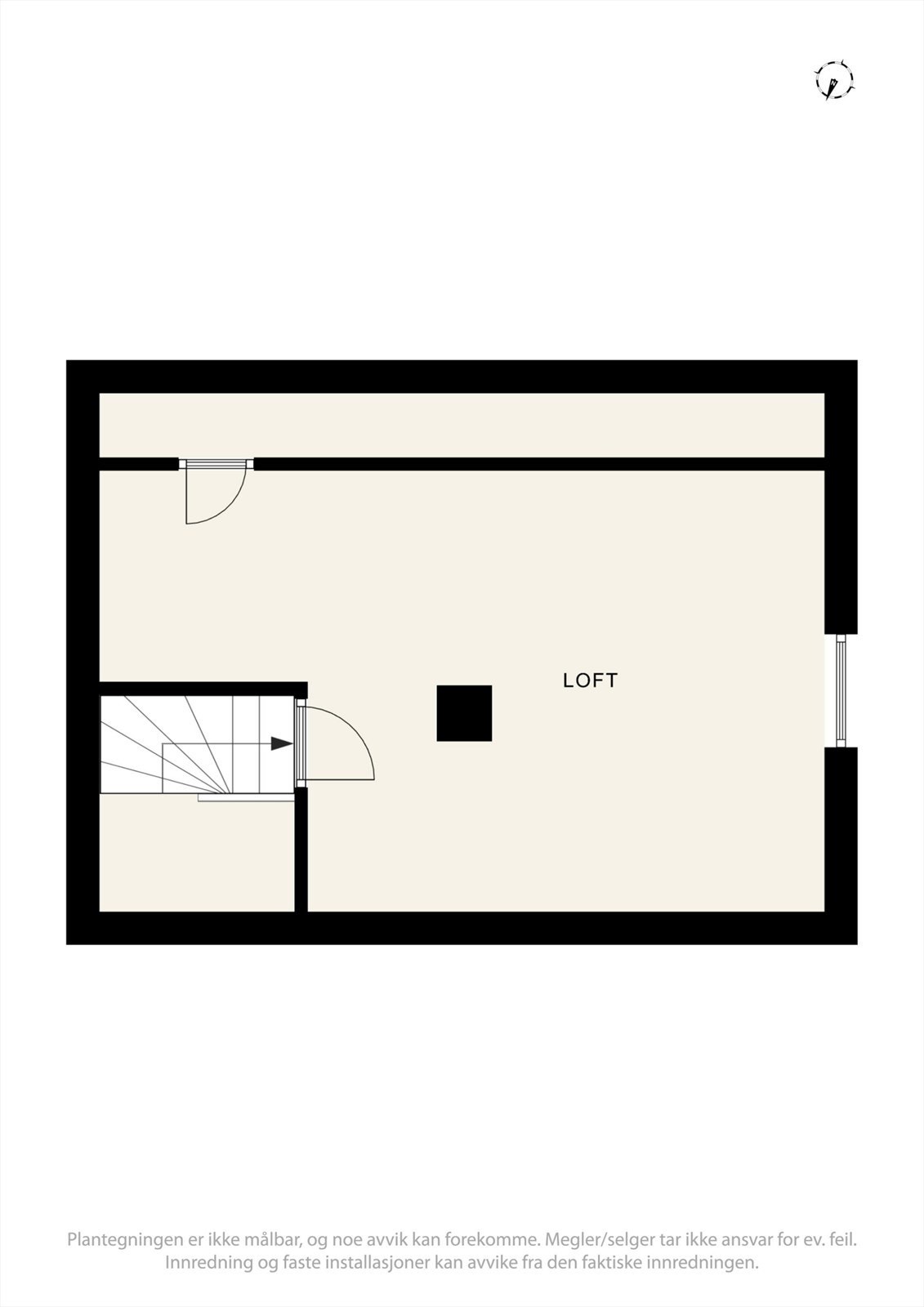 Loft - Se punkt "ferdigattest". Galleribilde