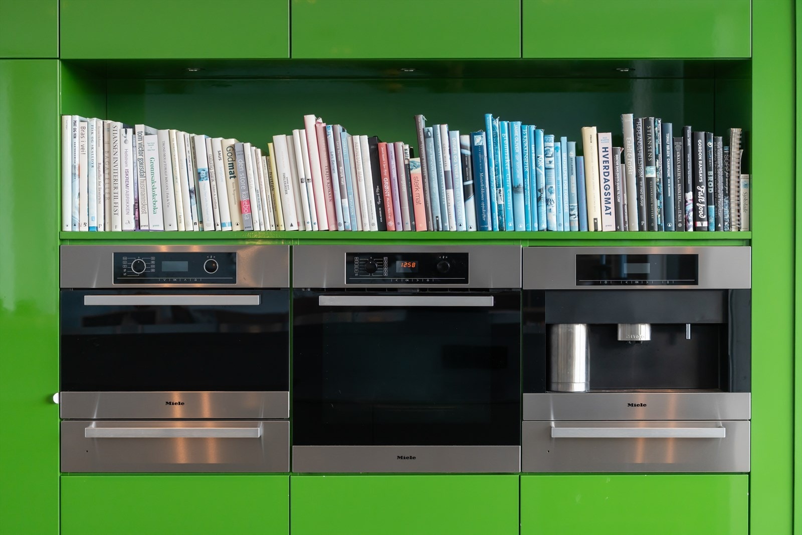 Integrerte hvitevarer fra kvalitetsprodusenten Miele. Galleribilde