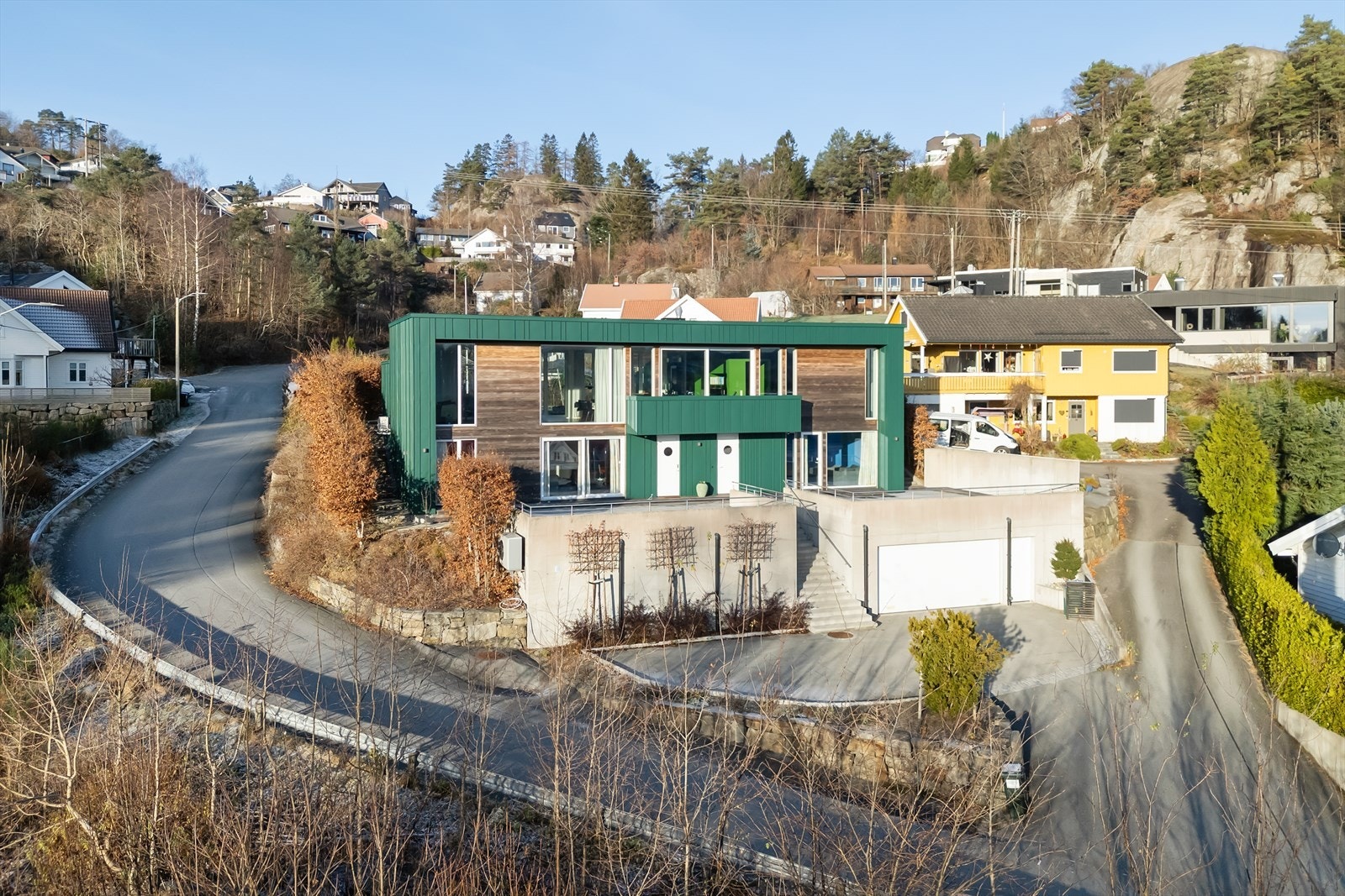 En unik bolig som rommer plass til familie og venner. Galleribilde