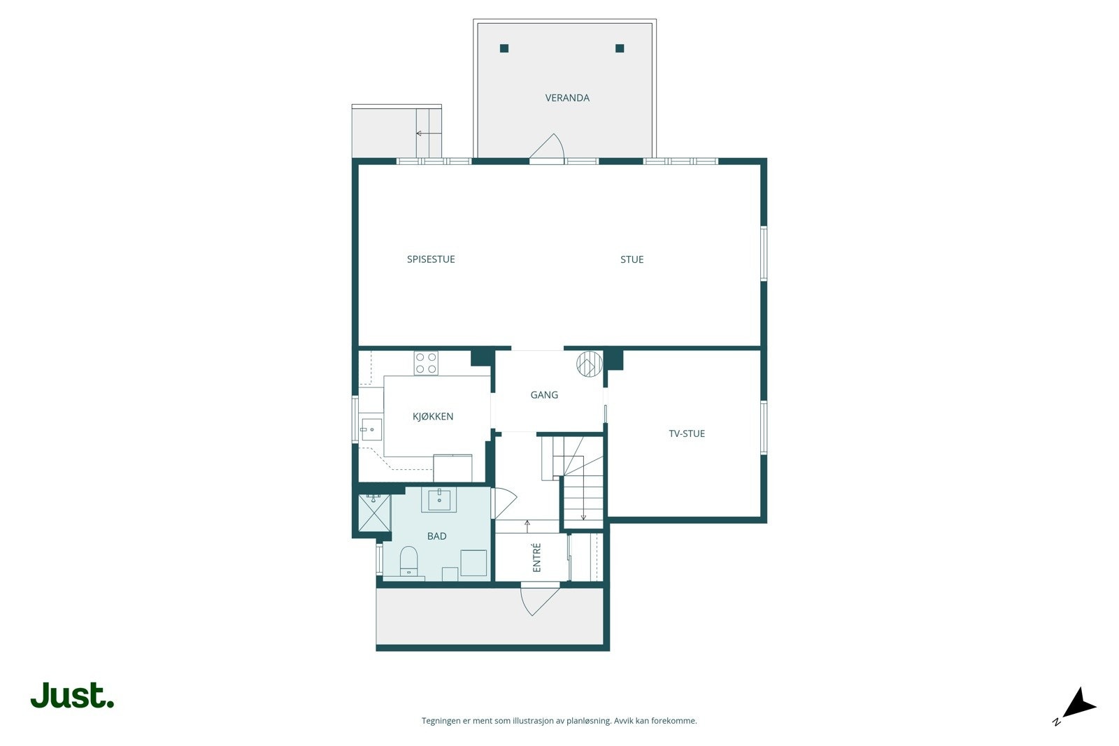 Planskisse 1. etasje